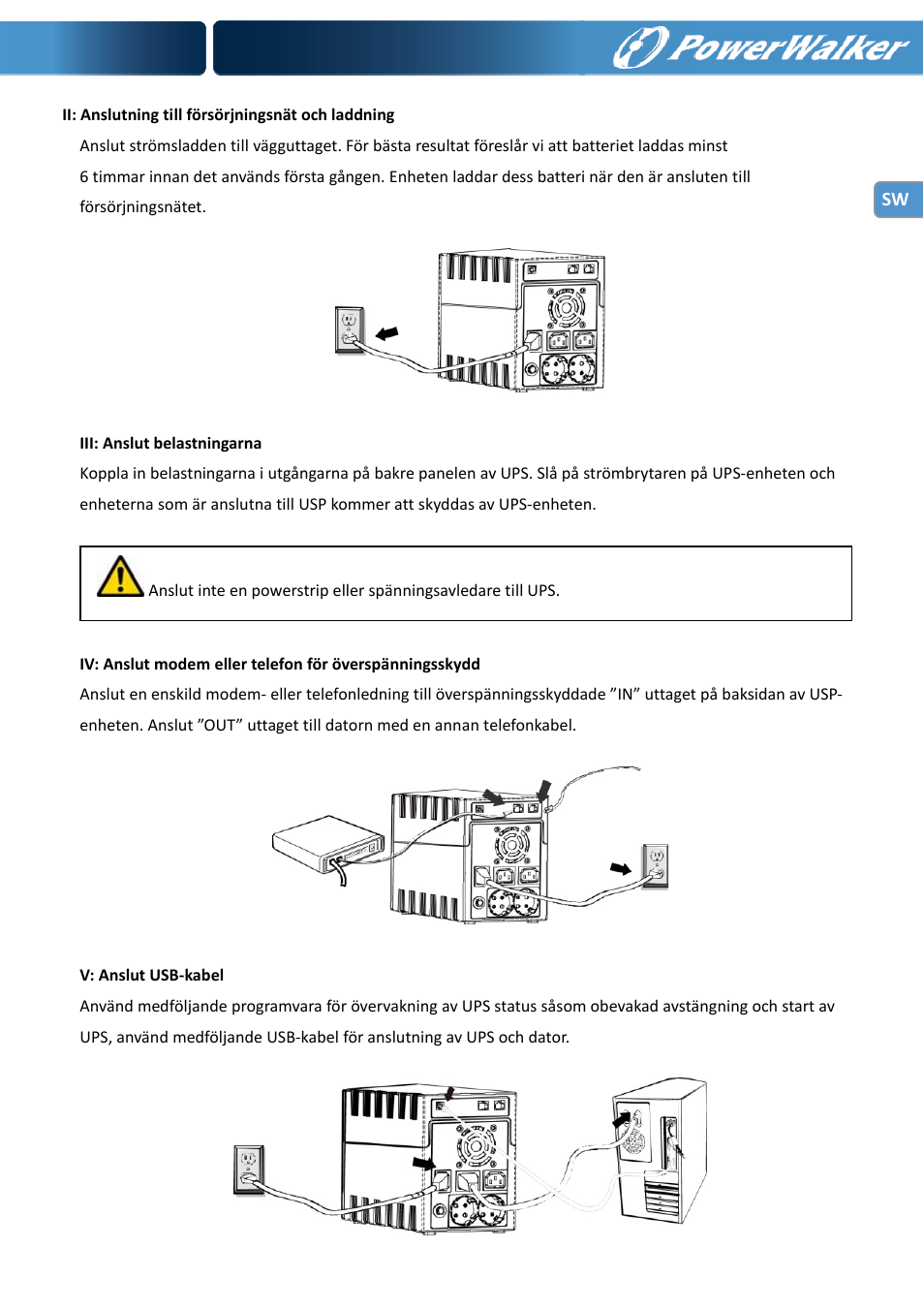 PowerWalker VI 1000 User Manual | Page 73 / 220