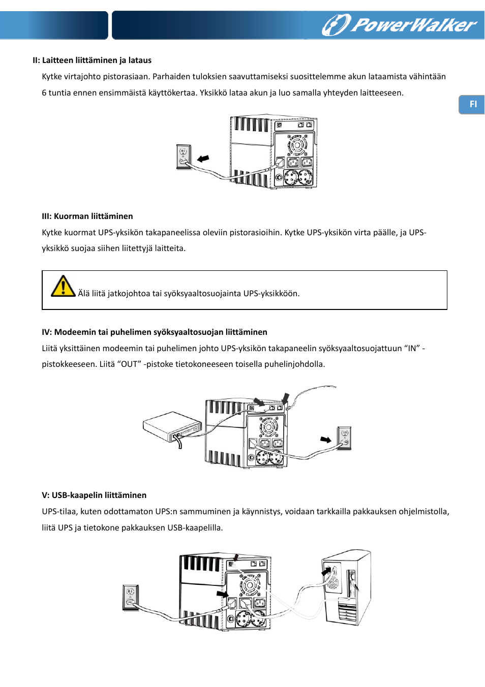 PowerWalker VI 1000 User Manual | Page 84 / 220