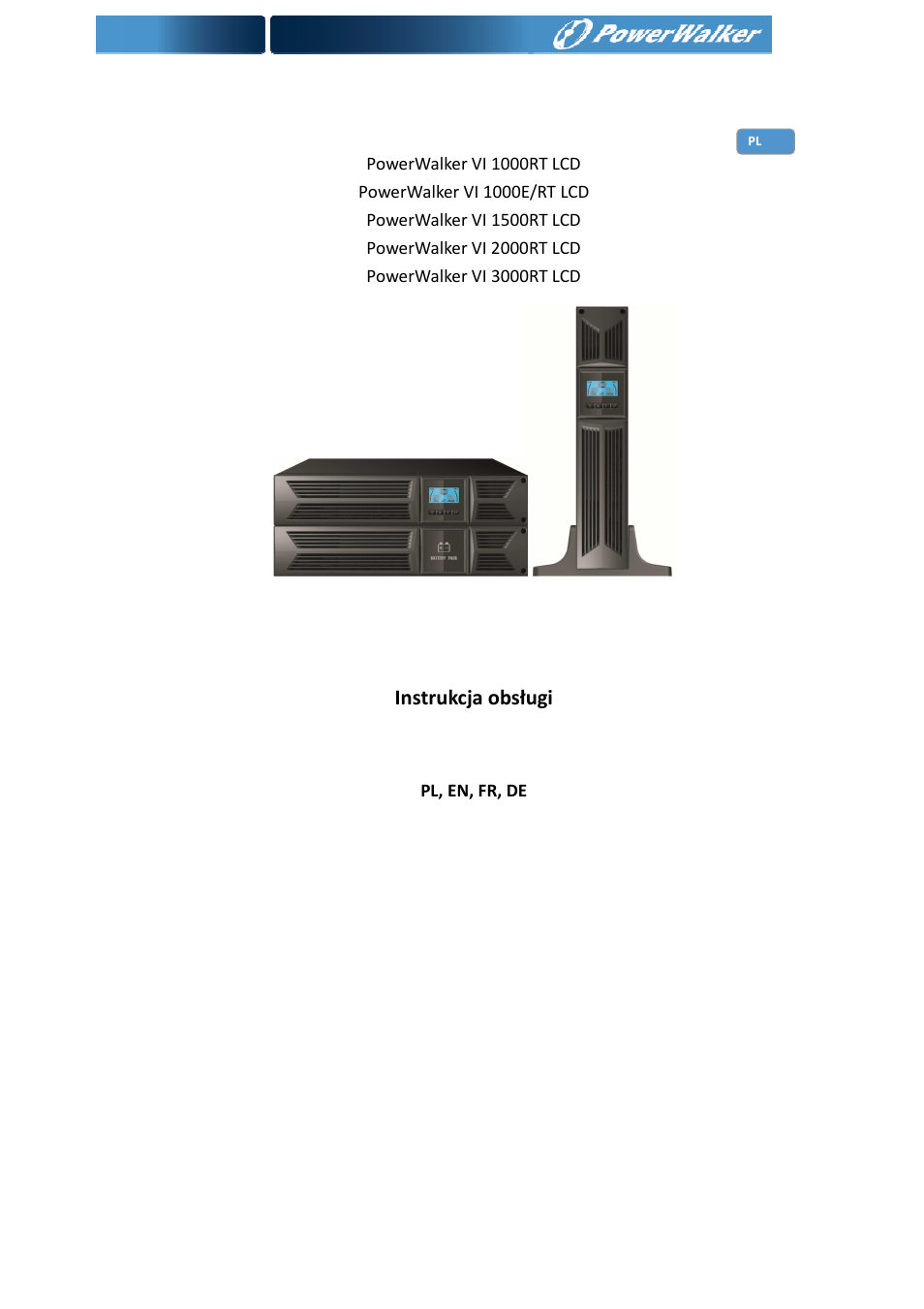 Line interactive ups | PowerWalker Battery Pack for VI 1000_1500RT LCD User Manual | Page 117 / 155