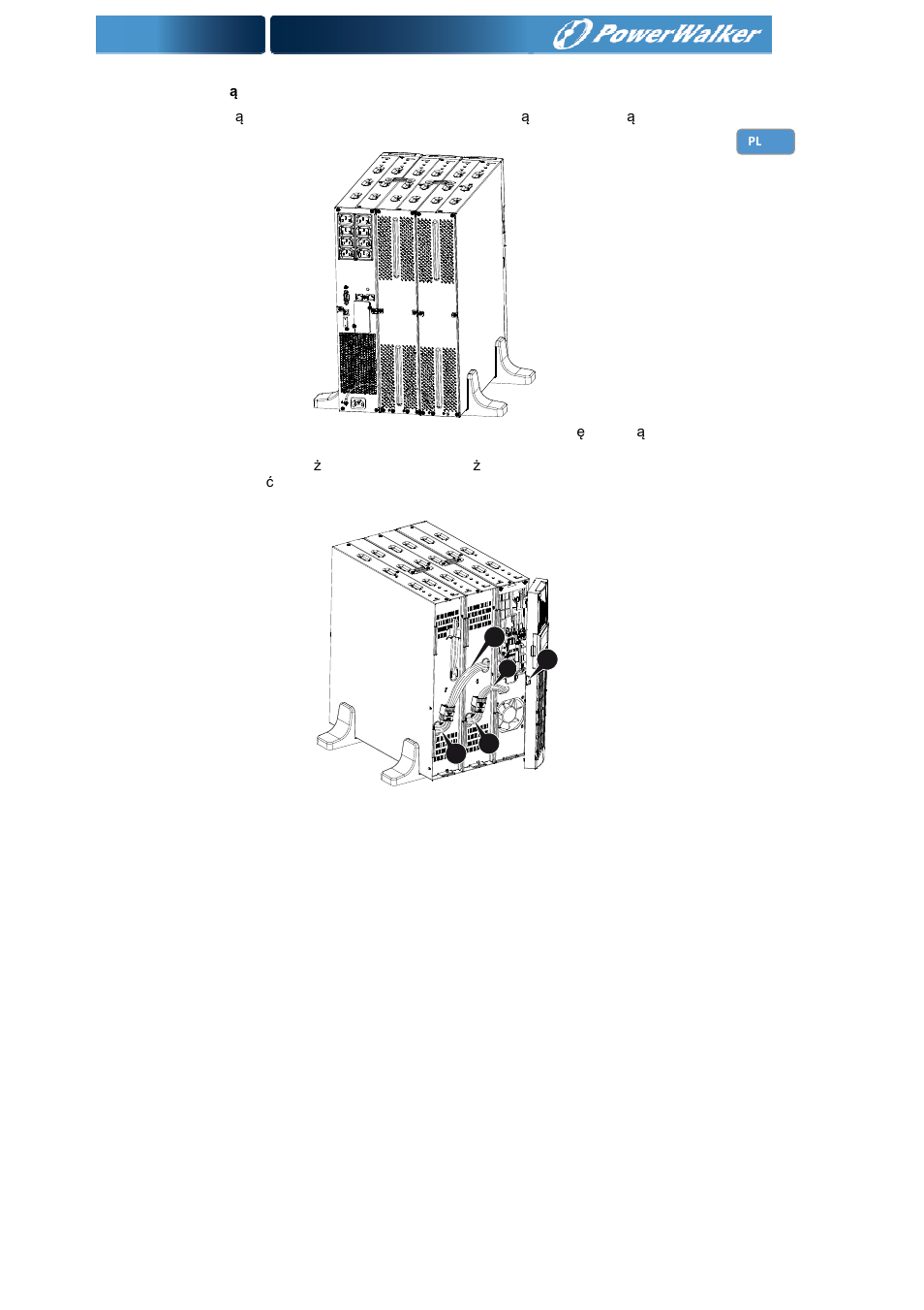 PowerWalker Battery Pack for VI 1000_1500RT LCD User Manual | Page 134 / 155