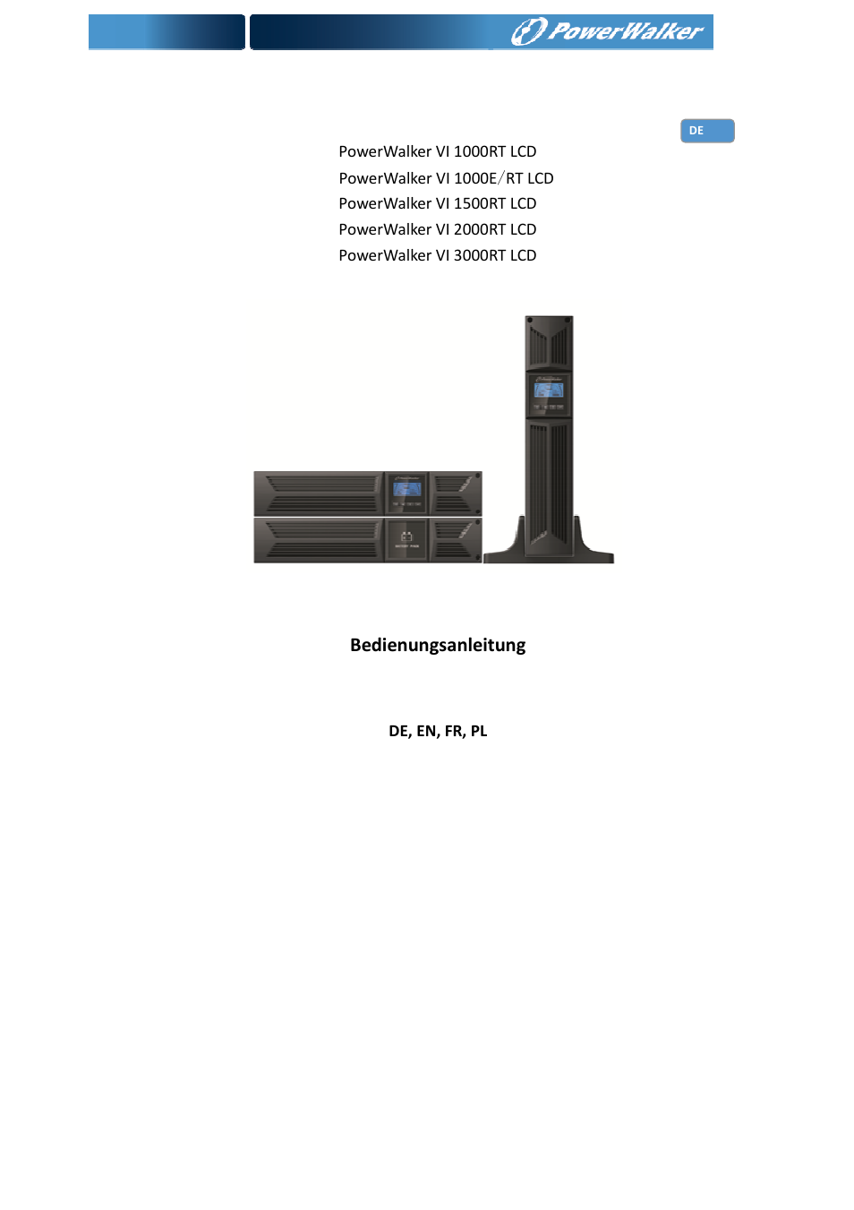 Line interactive usv | PowerWalker Battery Pack for VI 1000_1500RT LCD User Manual | Page 38 / 155