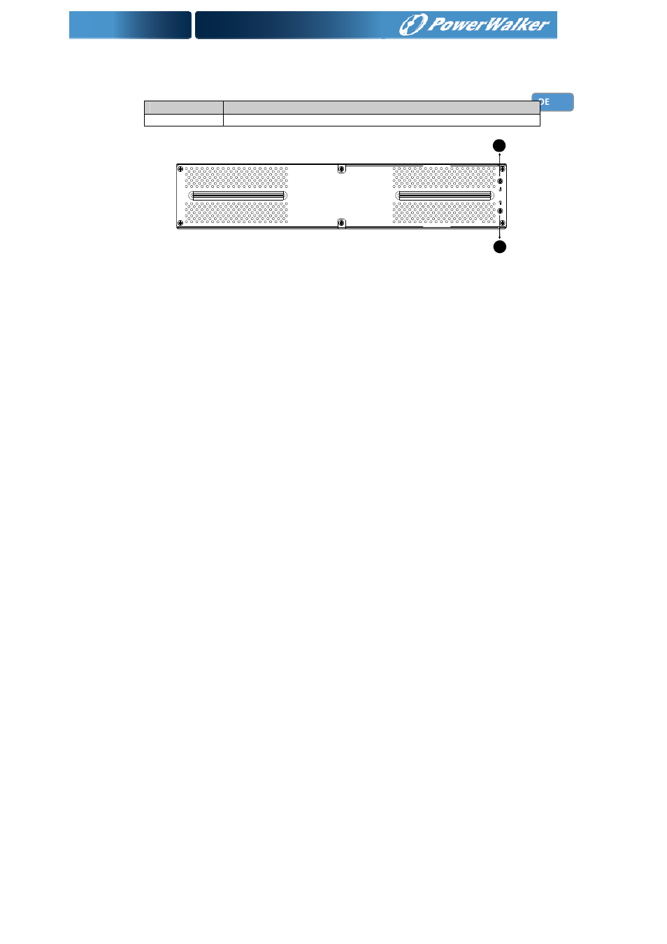 PowerWalker Battery Pack for VI 1000_1500RT LCD User Manual | Page 73 / 155