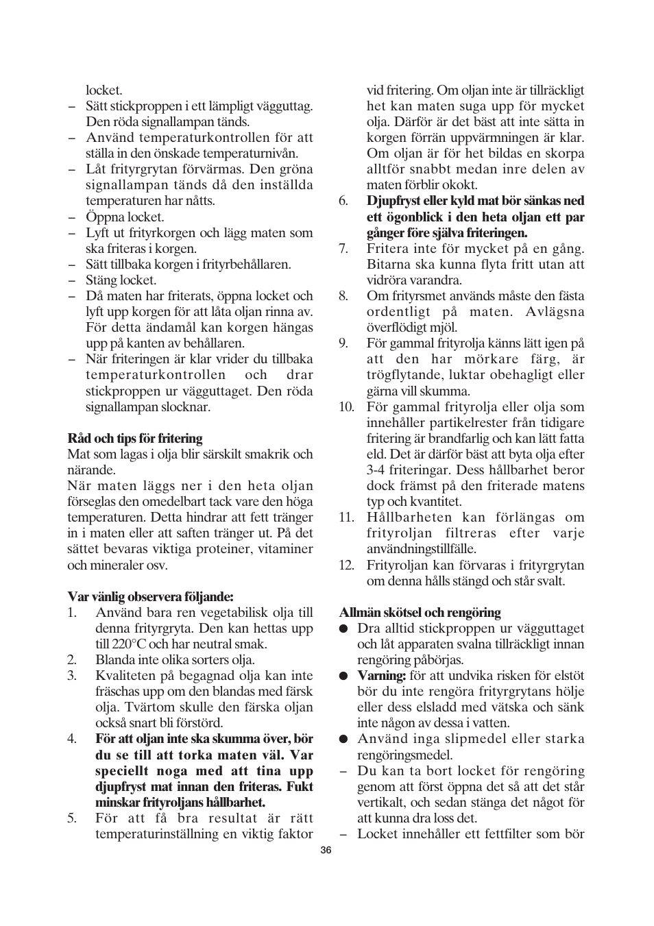 SEVERIN FR 2419 User Manual | Page 36 / 62