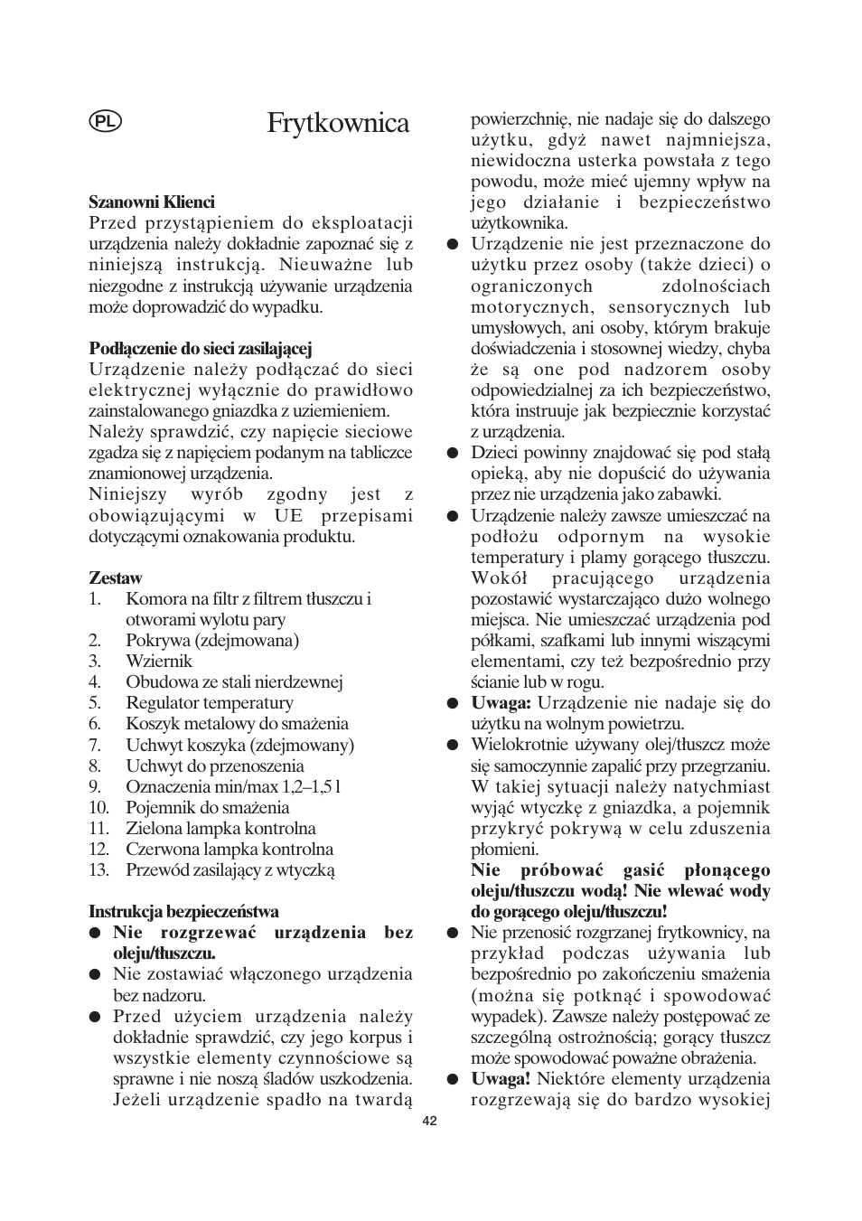 Frytkownica | SEVERIN FR 2419 User Manual | Page 42 / 62