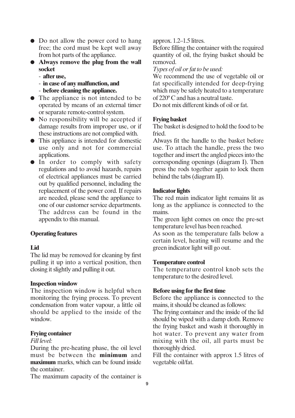 SEVERIN FR 2419 User Manual | Page 9 / 62