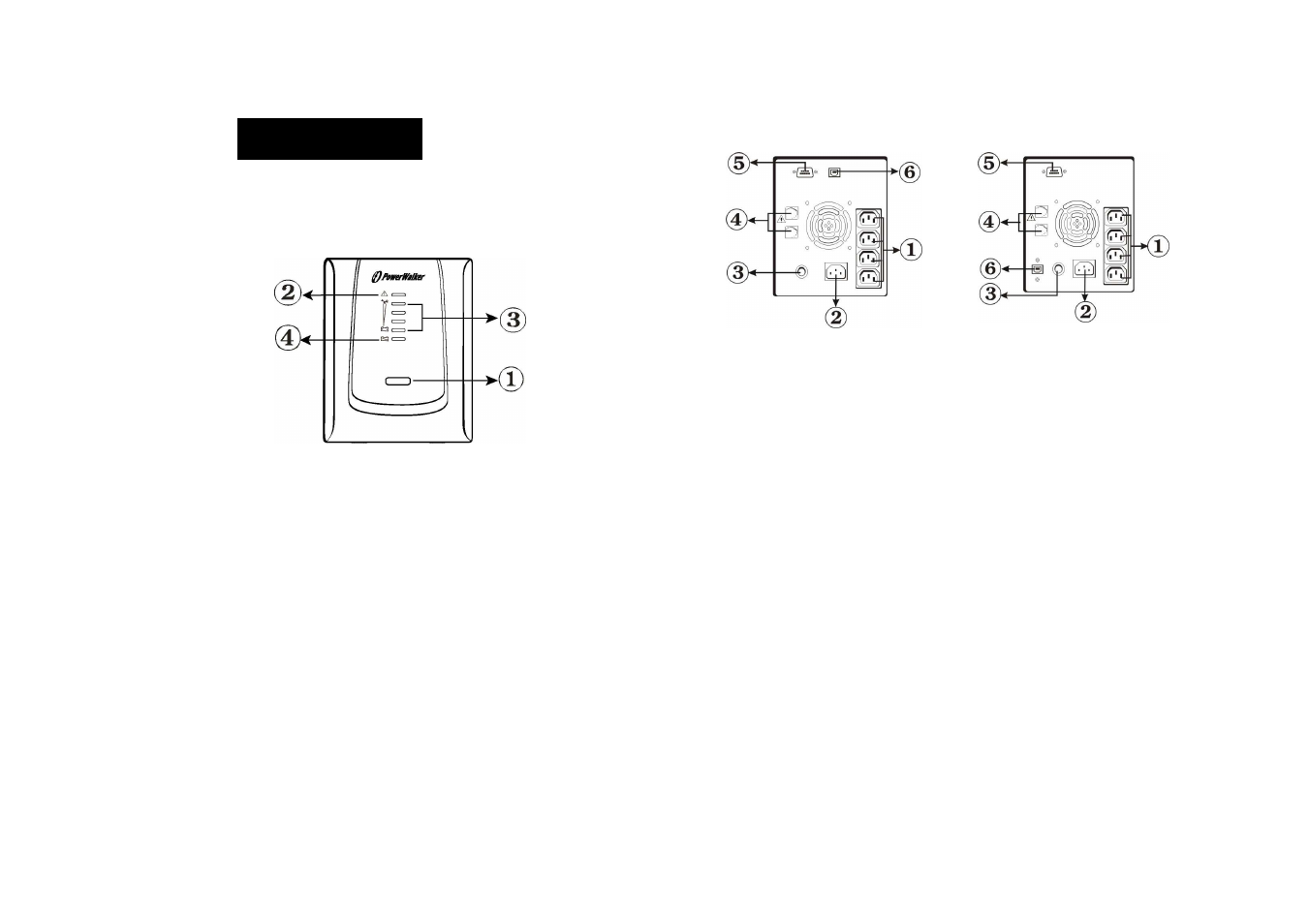 PowerWalker VI 1000 IEC User Manual | Page 3 / 6