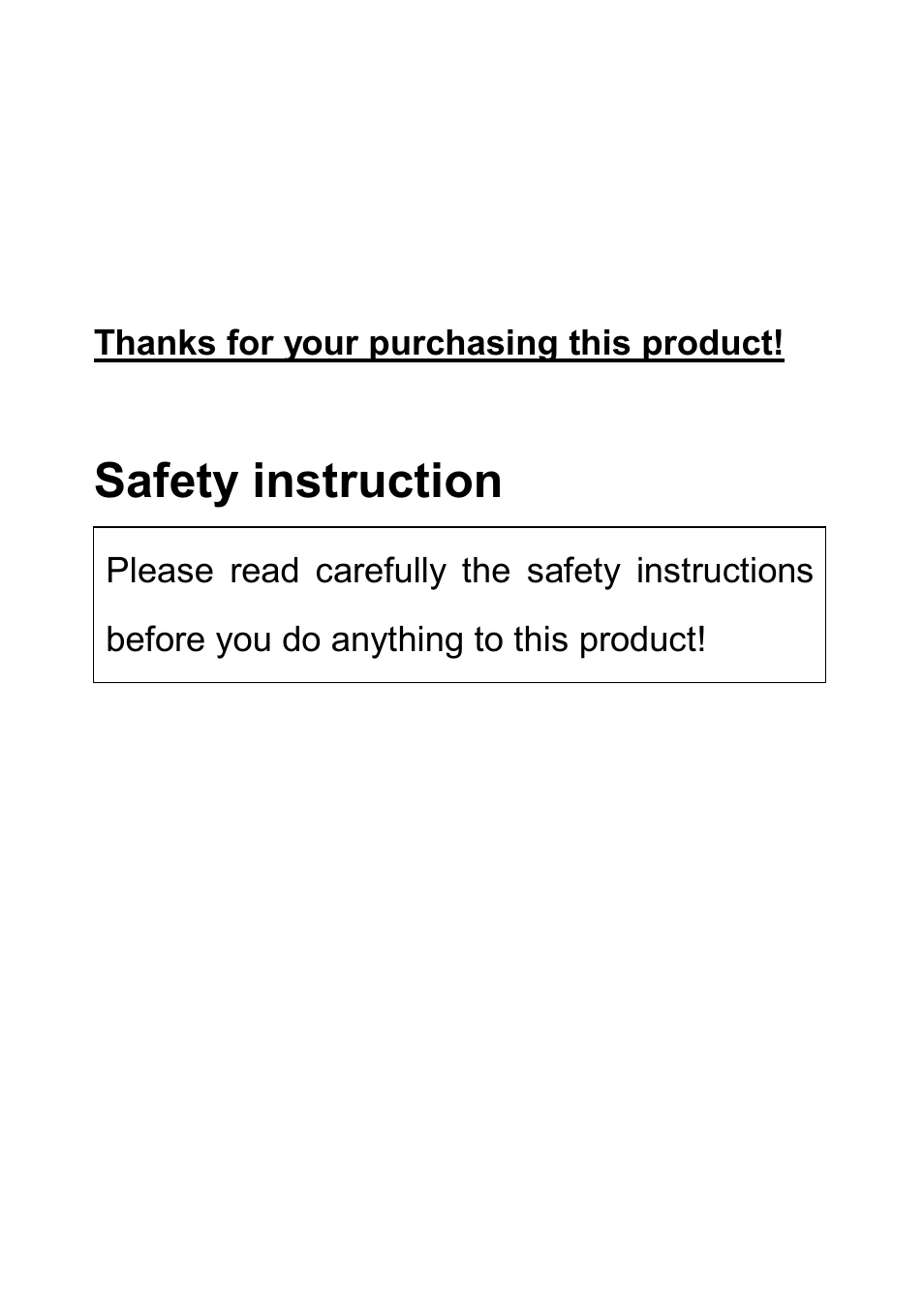 Safety instruction | PowerWalker VFI 6000LE Plus User Manual | Page 2 / 34