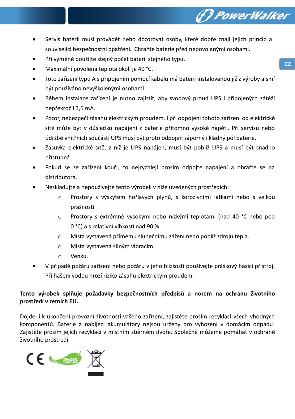 PowerWalker VI 600 SW User Manual | Page 115 / 160