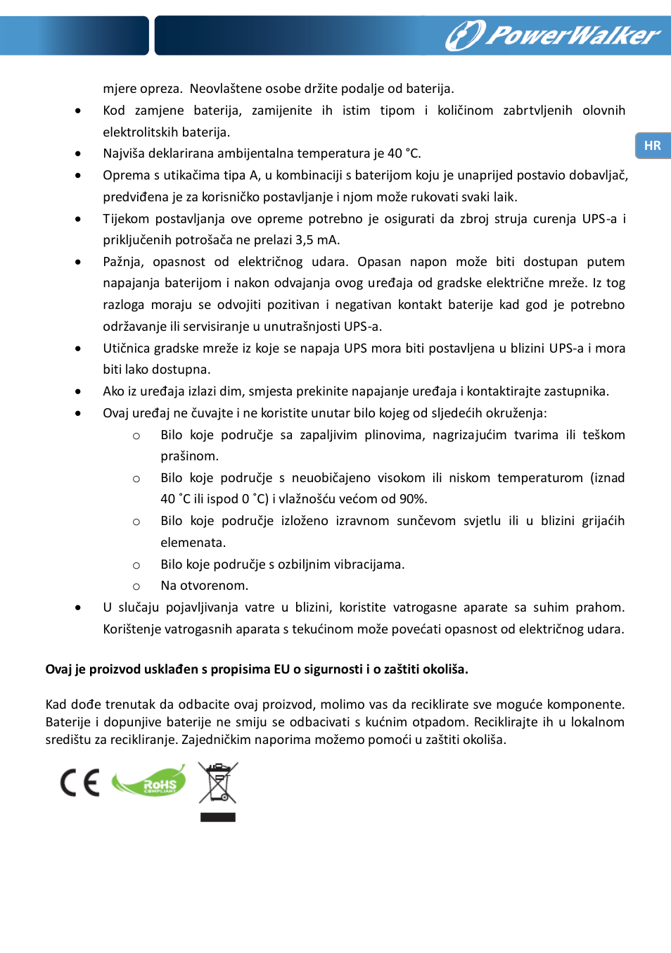 PowerWalker VI 600 SW User Manual | Page 123 / 160