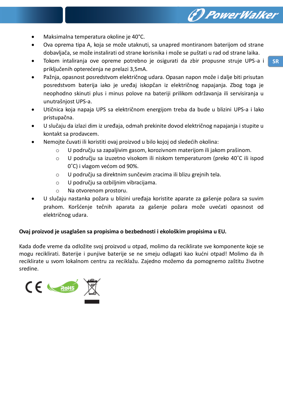 PowerWalker VI 600 SW User Manual | Page 155 / 160