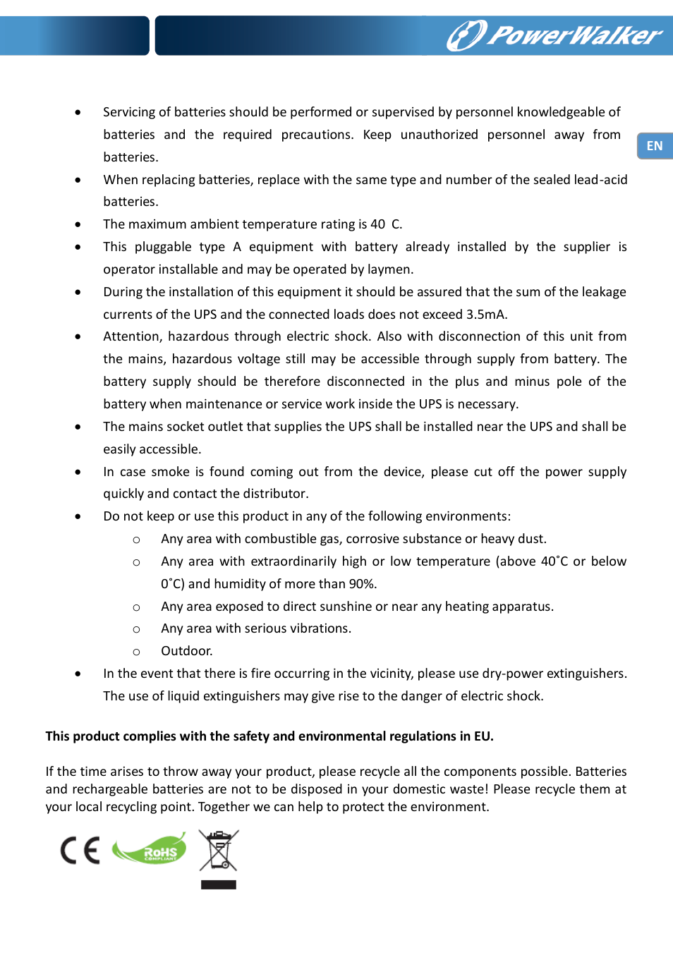 PowerWalker VI 600 SW User Manual | Page 3 / 160