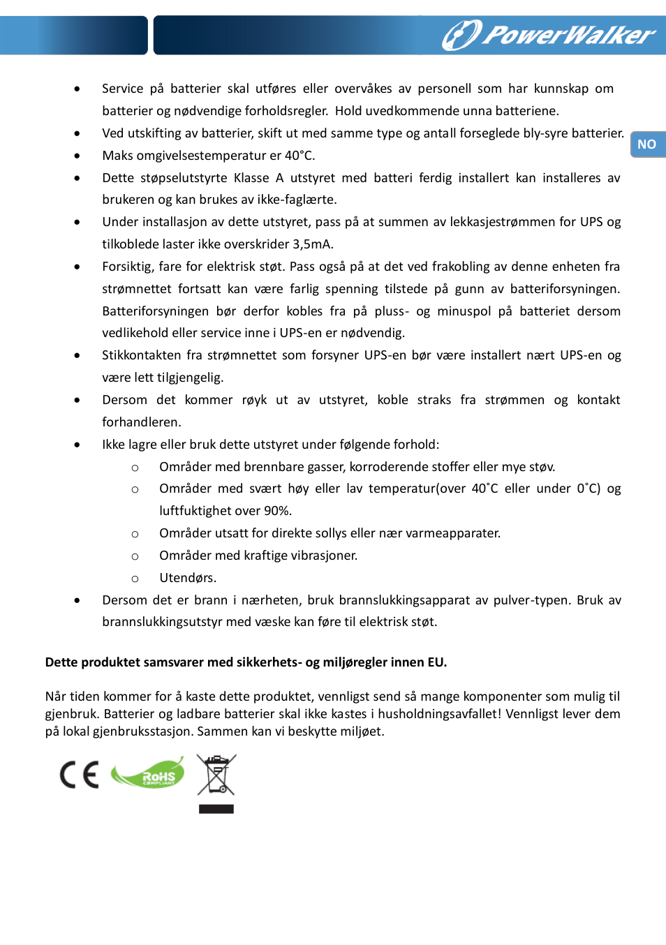 PowerWalker VI 600 SW User Manual | Page 67 / 160