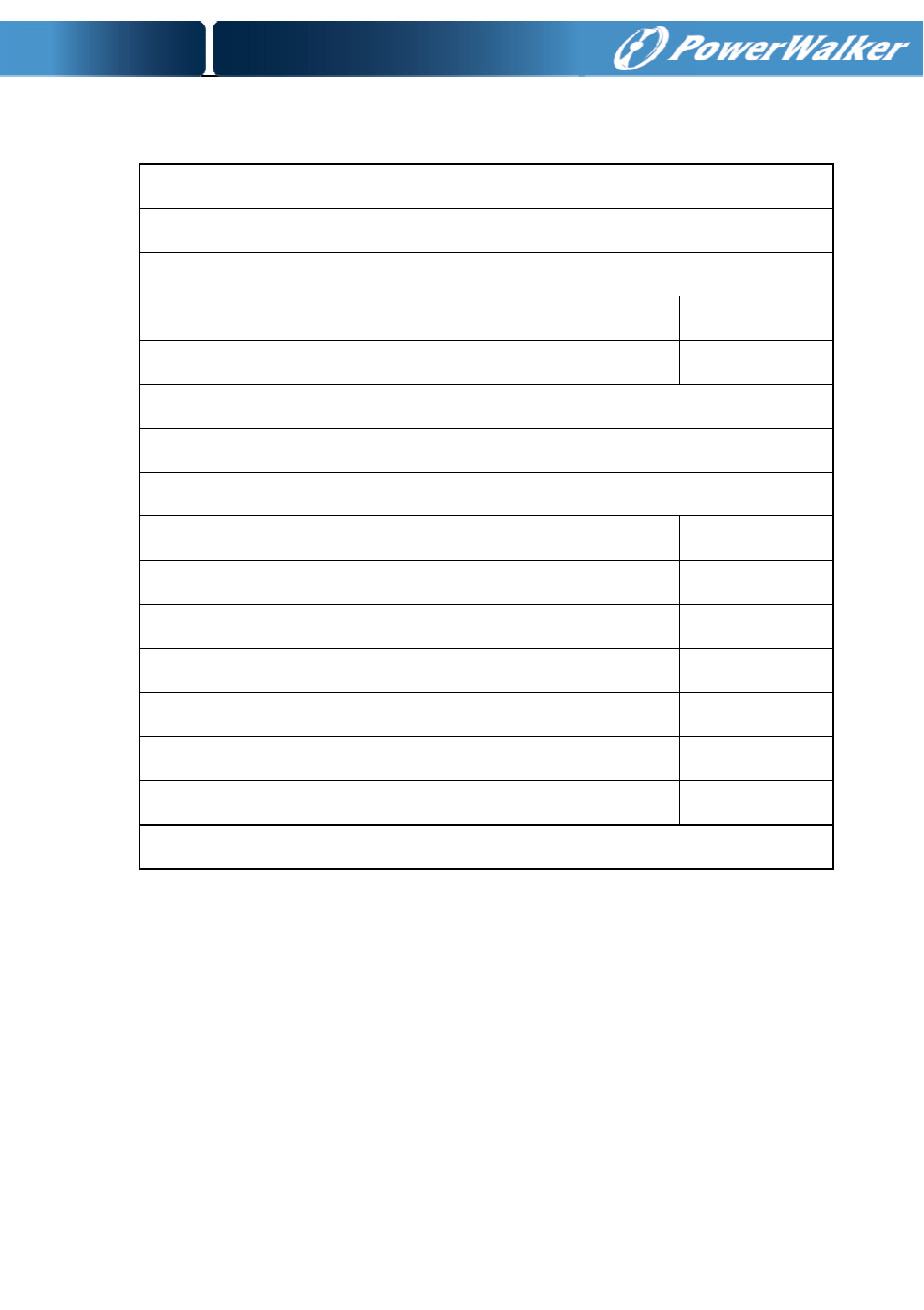 6 standards | PowerWalker VFI 1000T LCD User Manual | Page 8 / 43