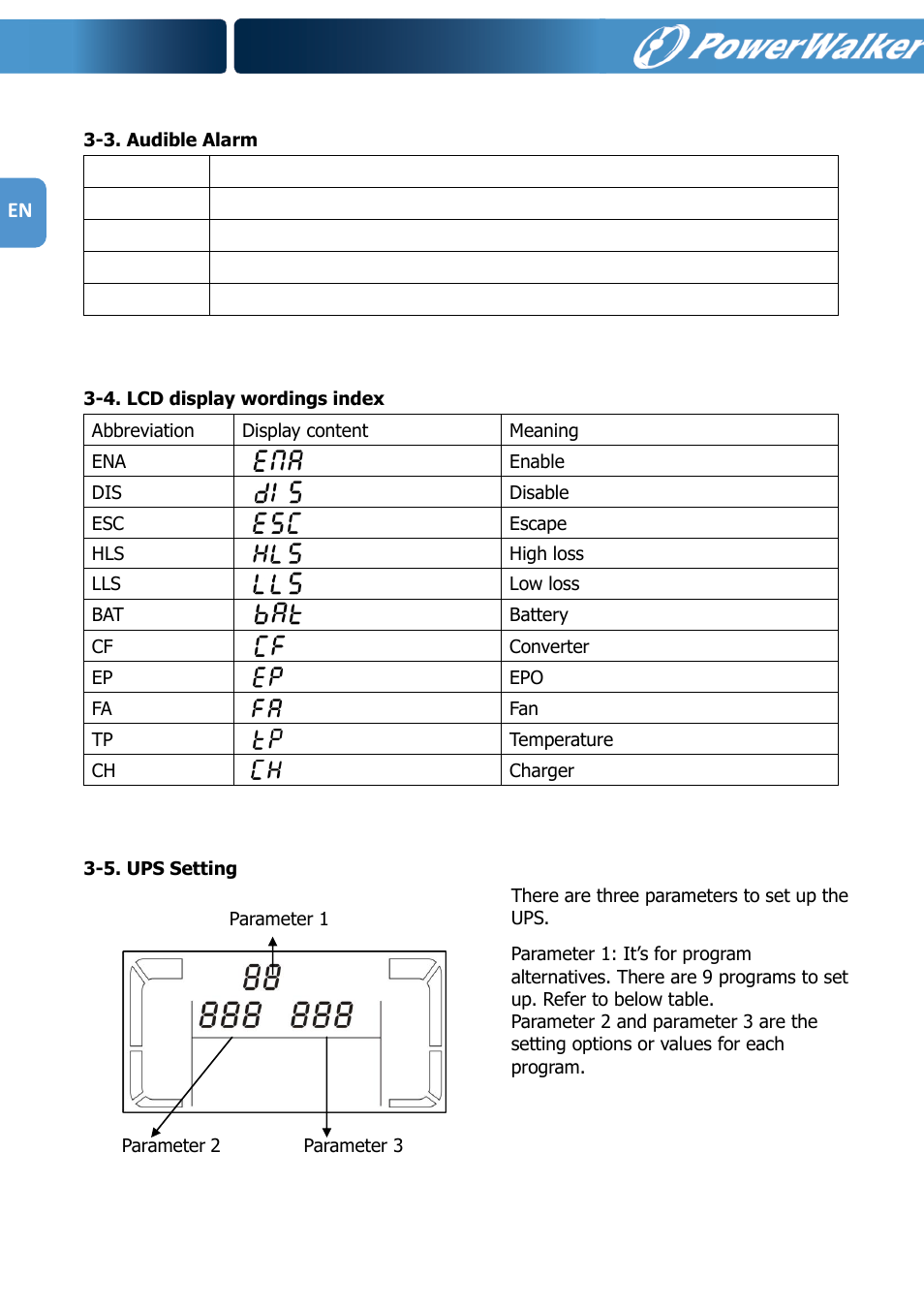 PowerWalker VFI 1000R LCD User Manual | Page 11 / 142