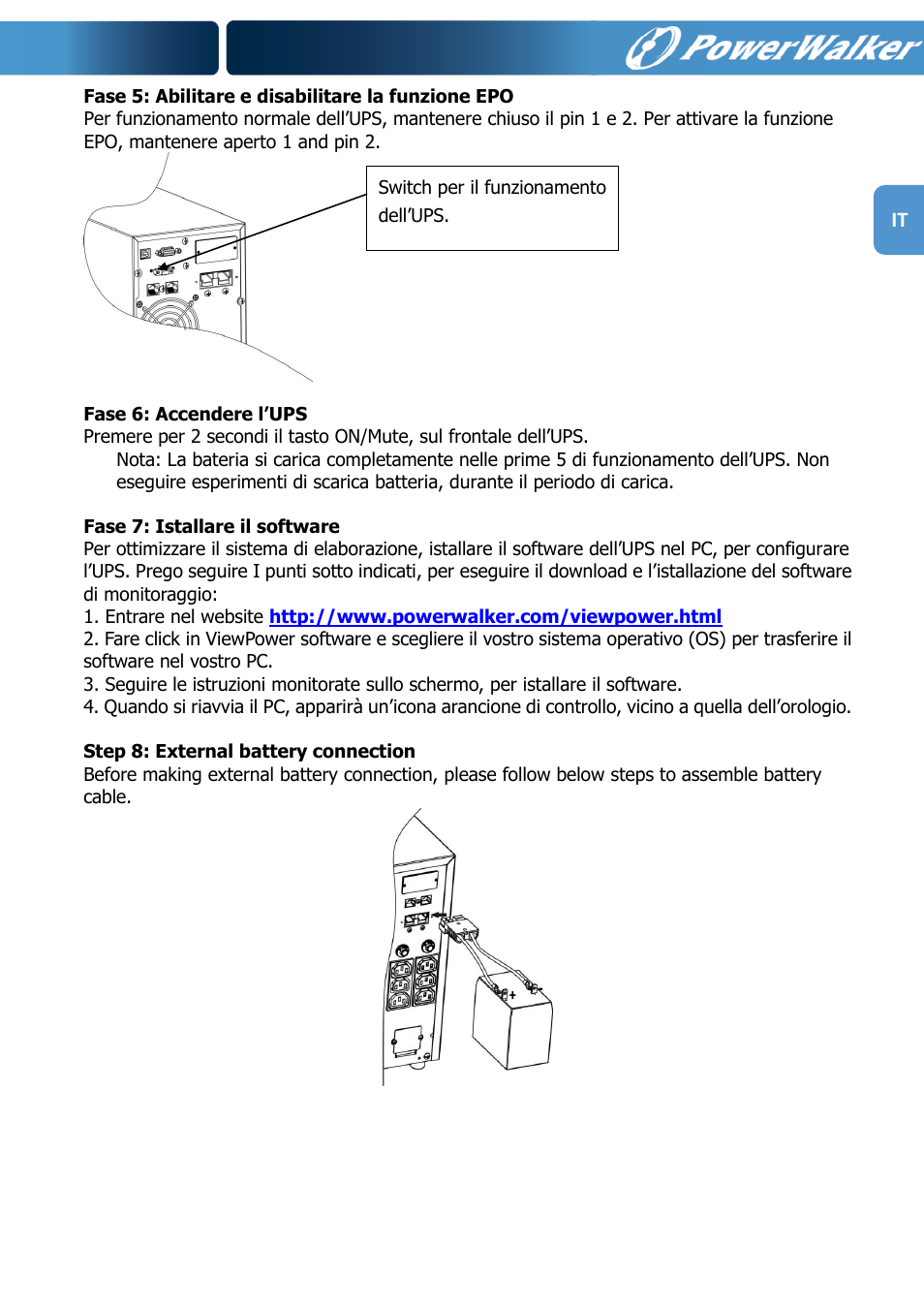 PowerWalker VFI 1000R LCD User Manual | Page 112 / 142