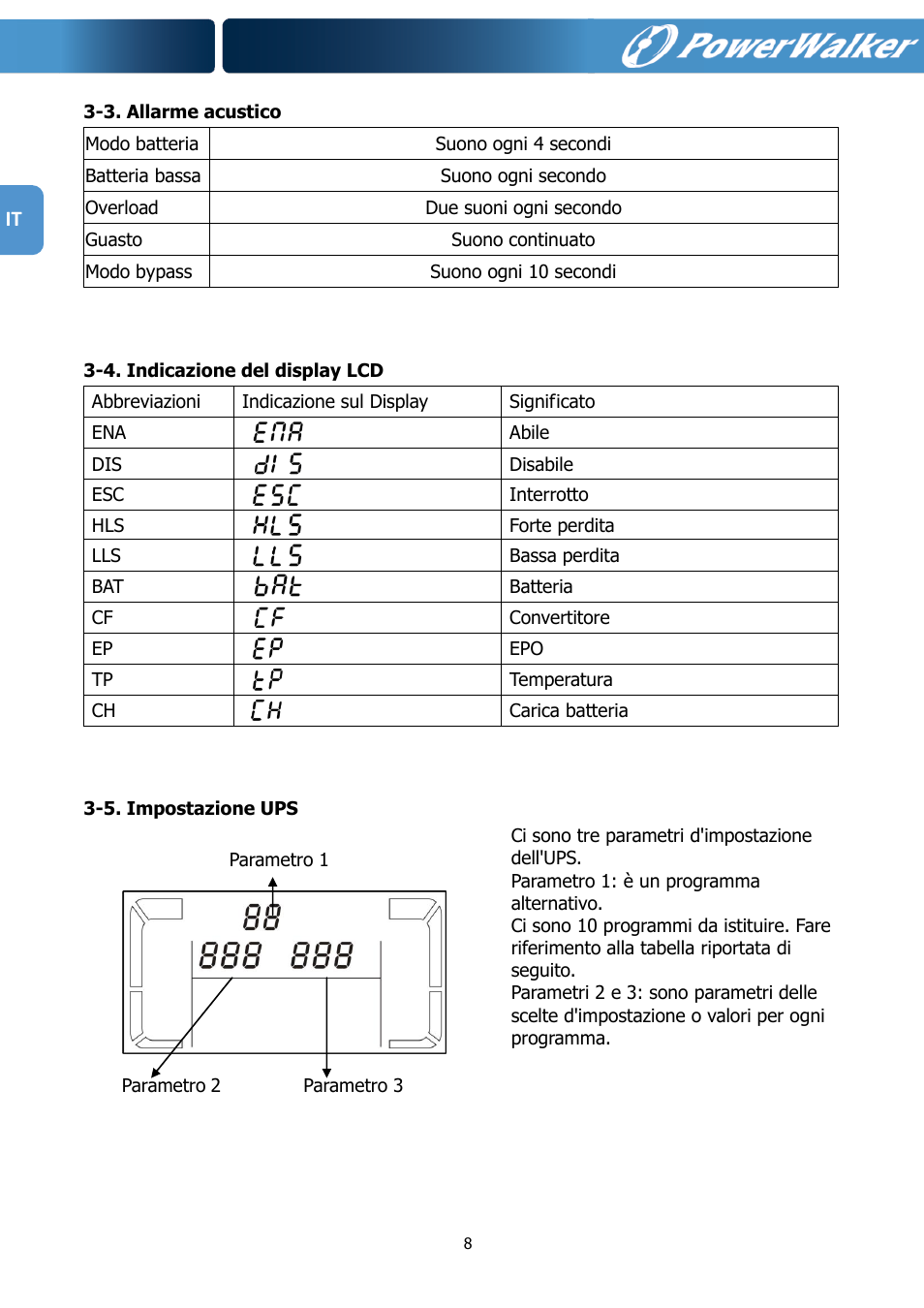 PowerWalker VFI 1000R LCD User Manual | Page 115 / 142