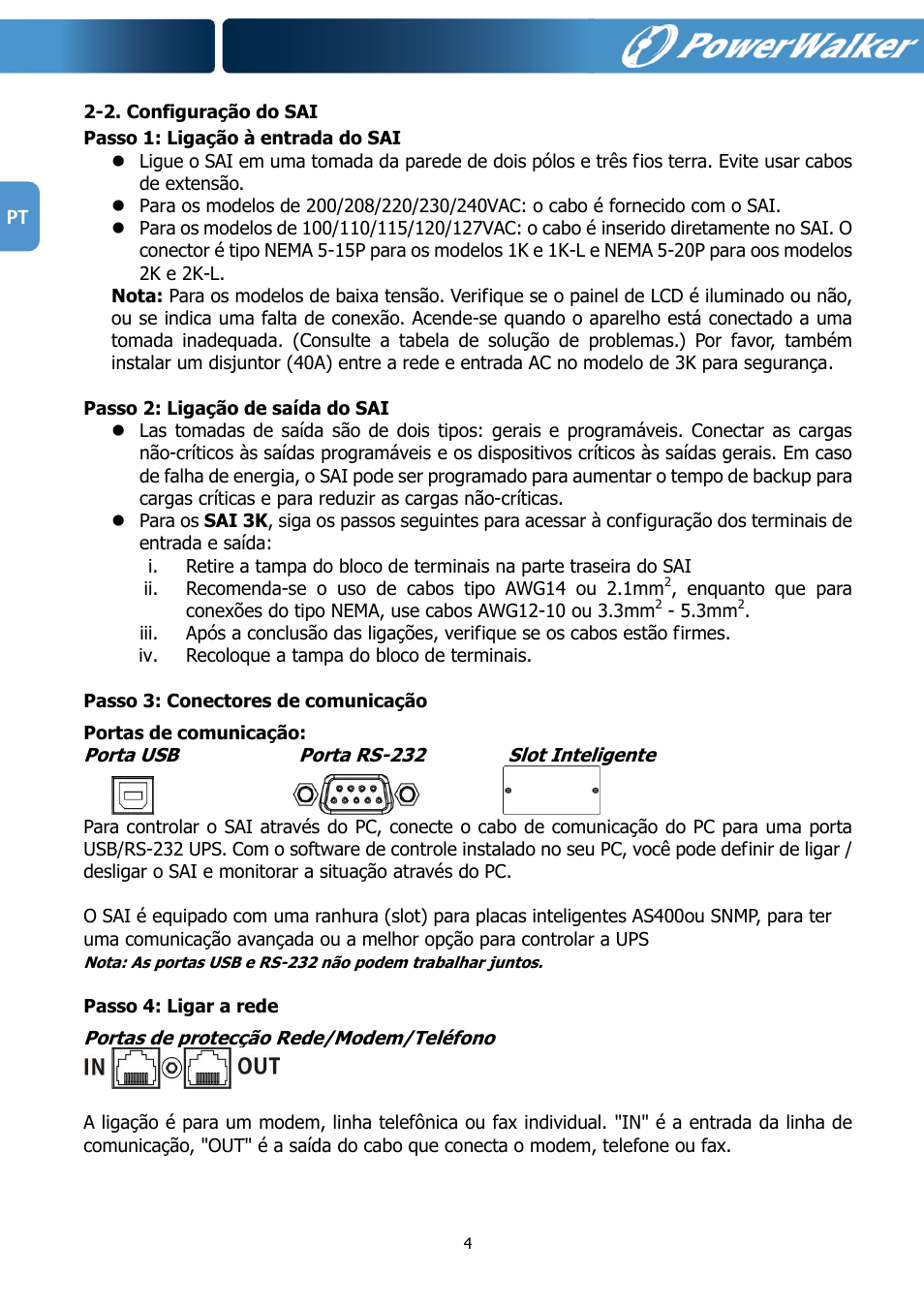 PowerWalker VFI 1000R LCD User Manual | Page 131 / 142