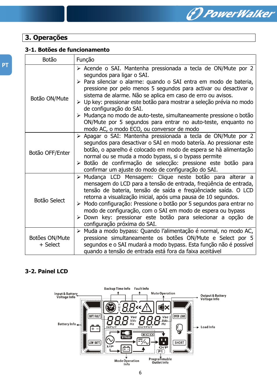 PowerWalker VFI 1000R LCD User Manual | Page 133 / 142