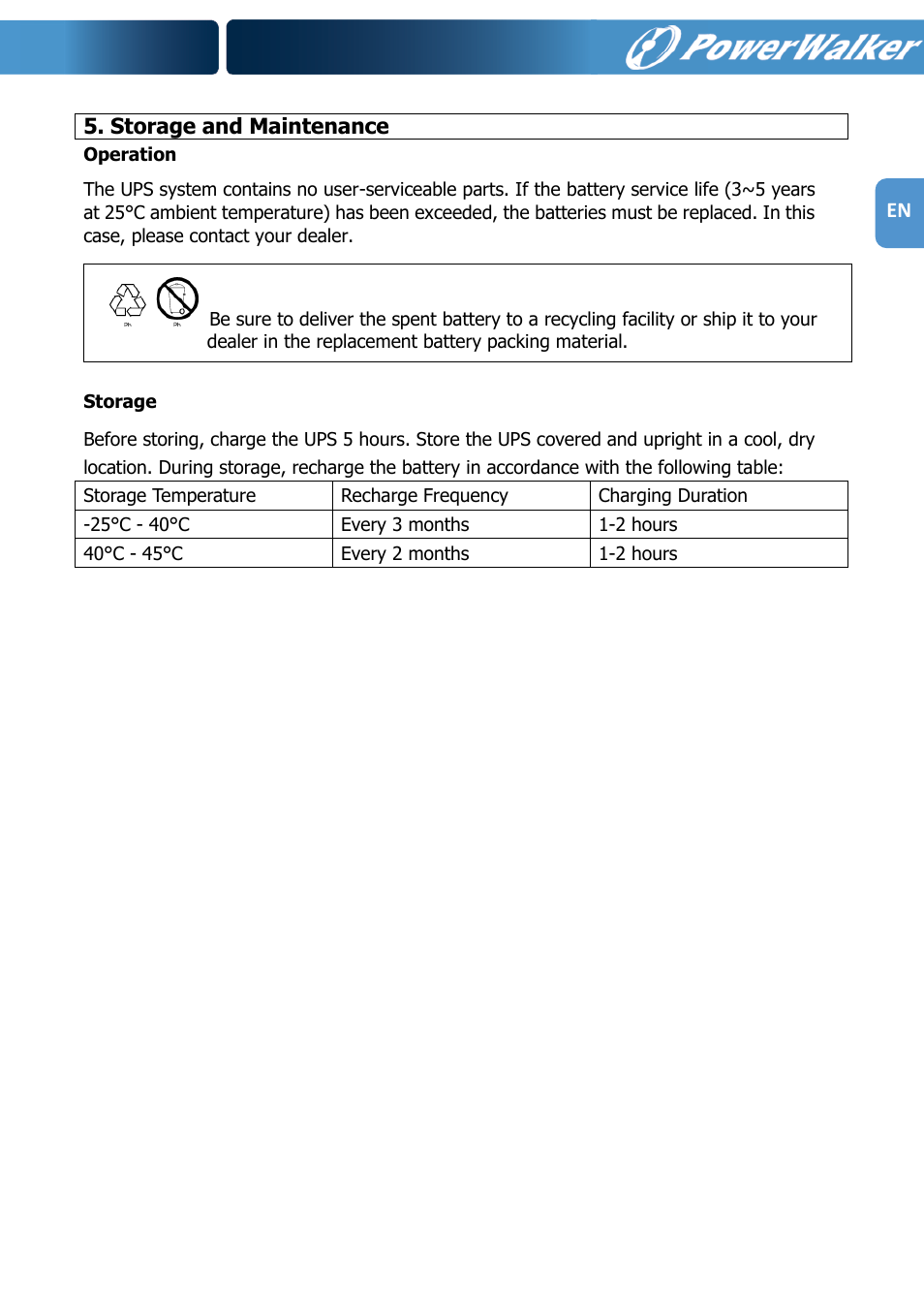 PowerWalker VFI 1000R LCD User Manual | Page 18 / 142