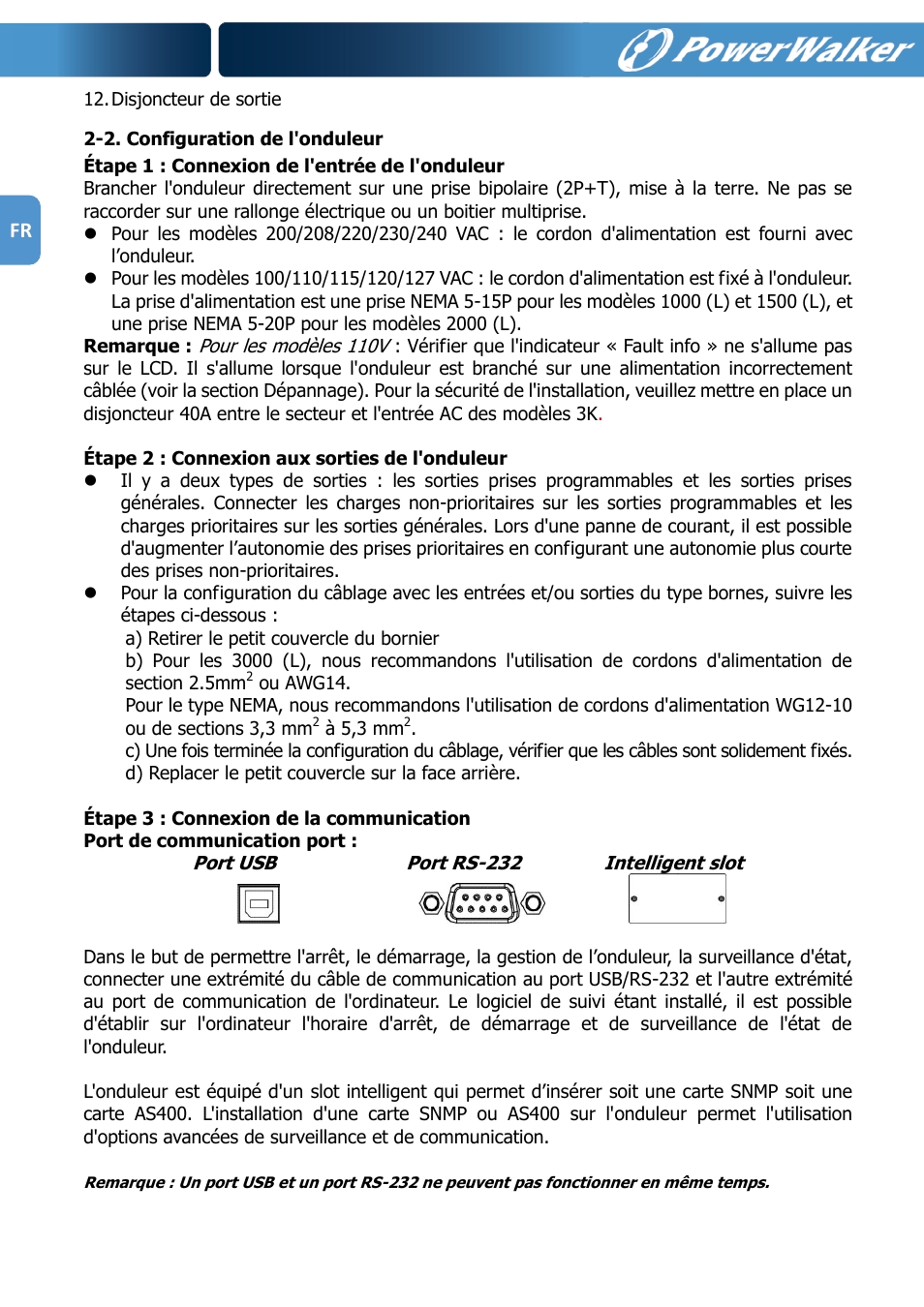 PowerWalker VFI 1000R LCD User Manual | Page 47 / 142