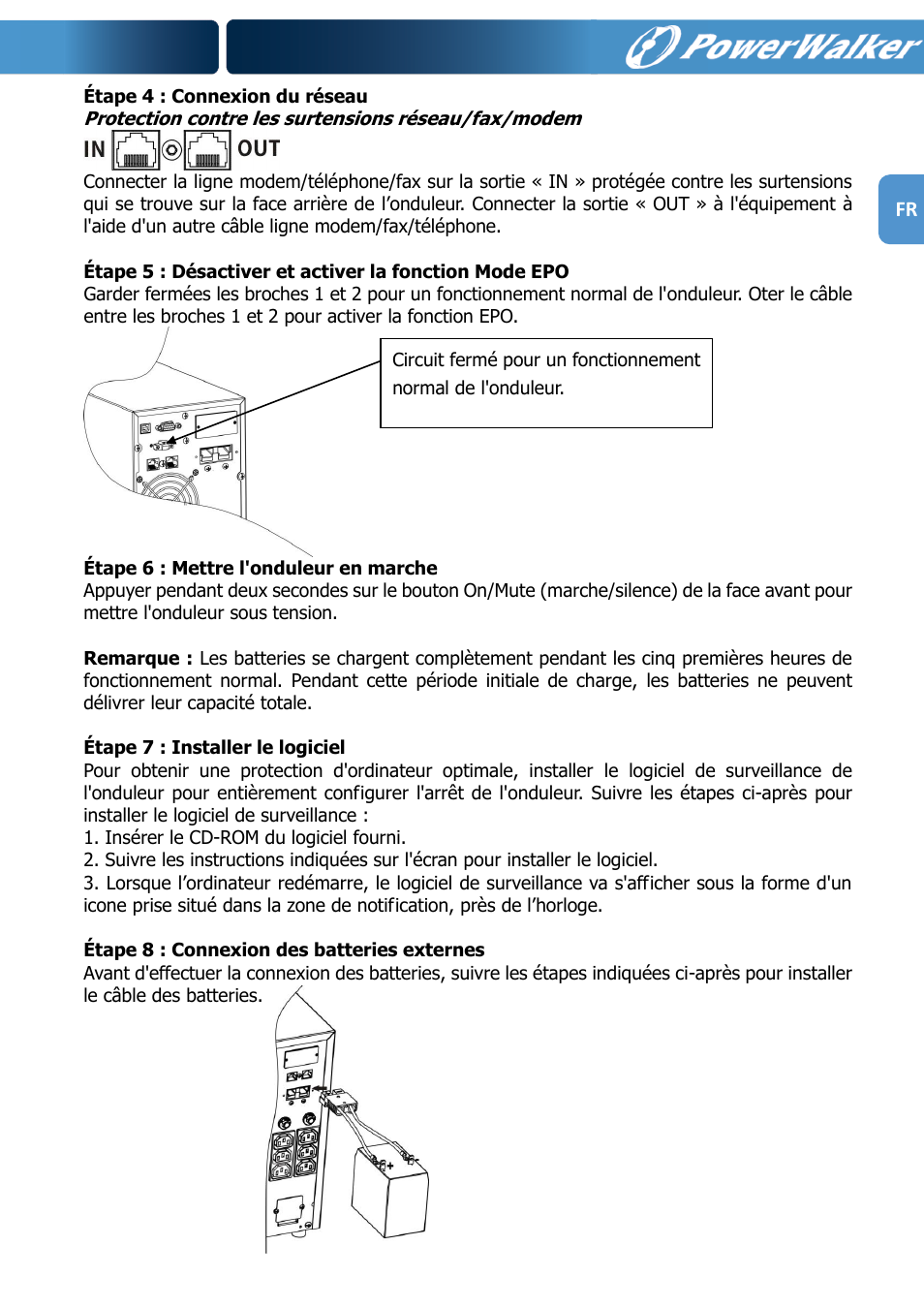 PowerWalker VFI 1000R LCD User Manual | Page 48 / 142