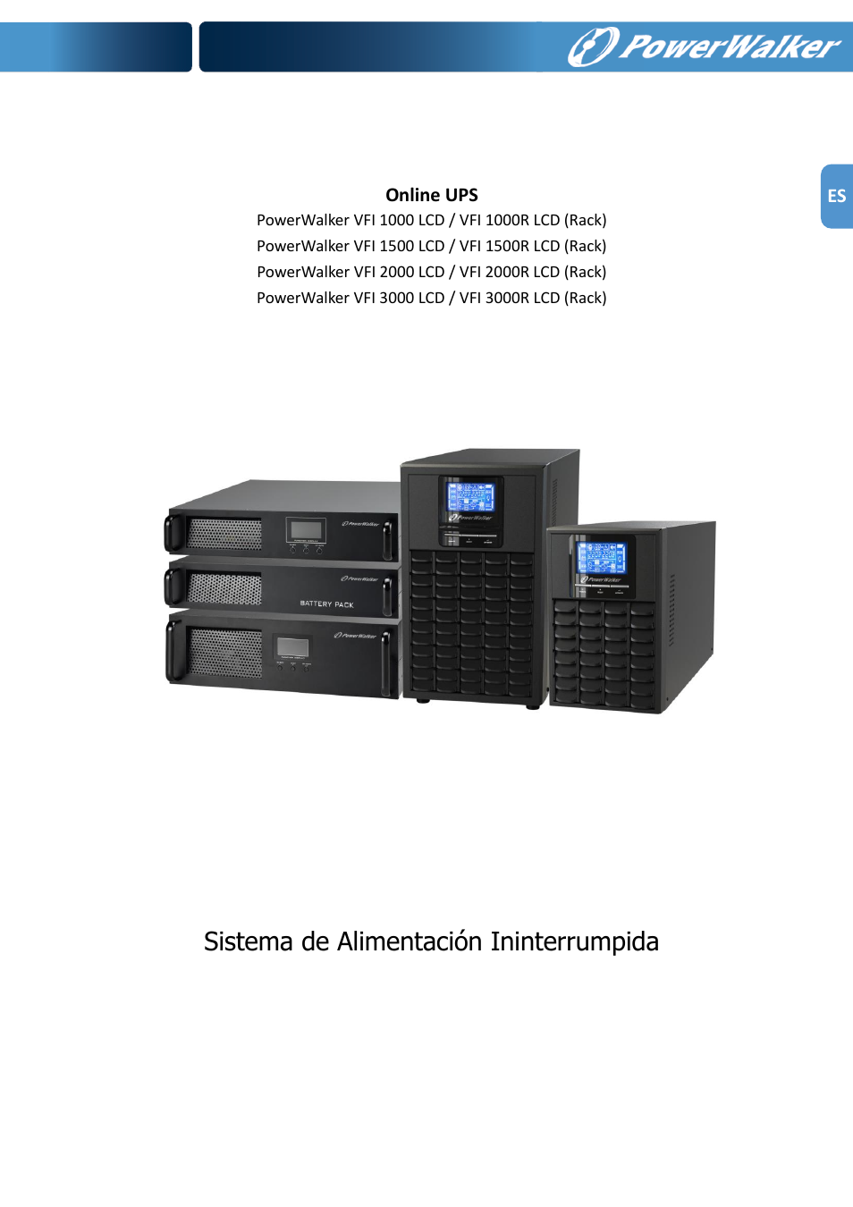 PowerWalker VFI 1000R LCD User Manual | Page 61 / 142