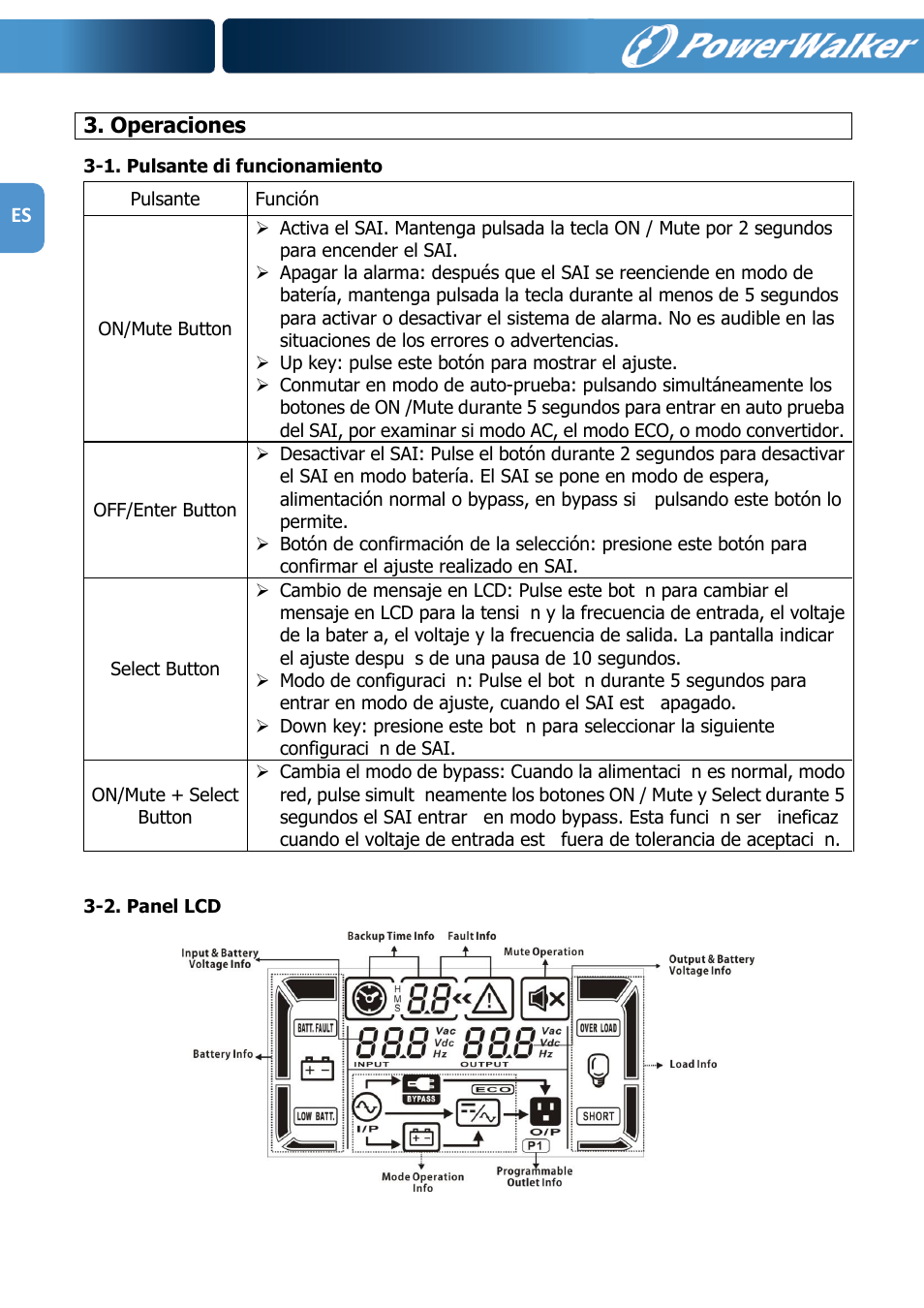 PowerWalker VFI 1000R LCD User Manual | Page 69 / 142