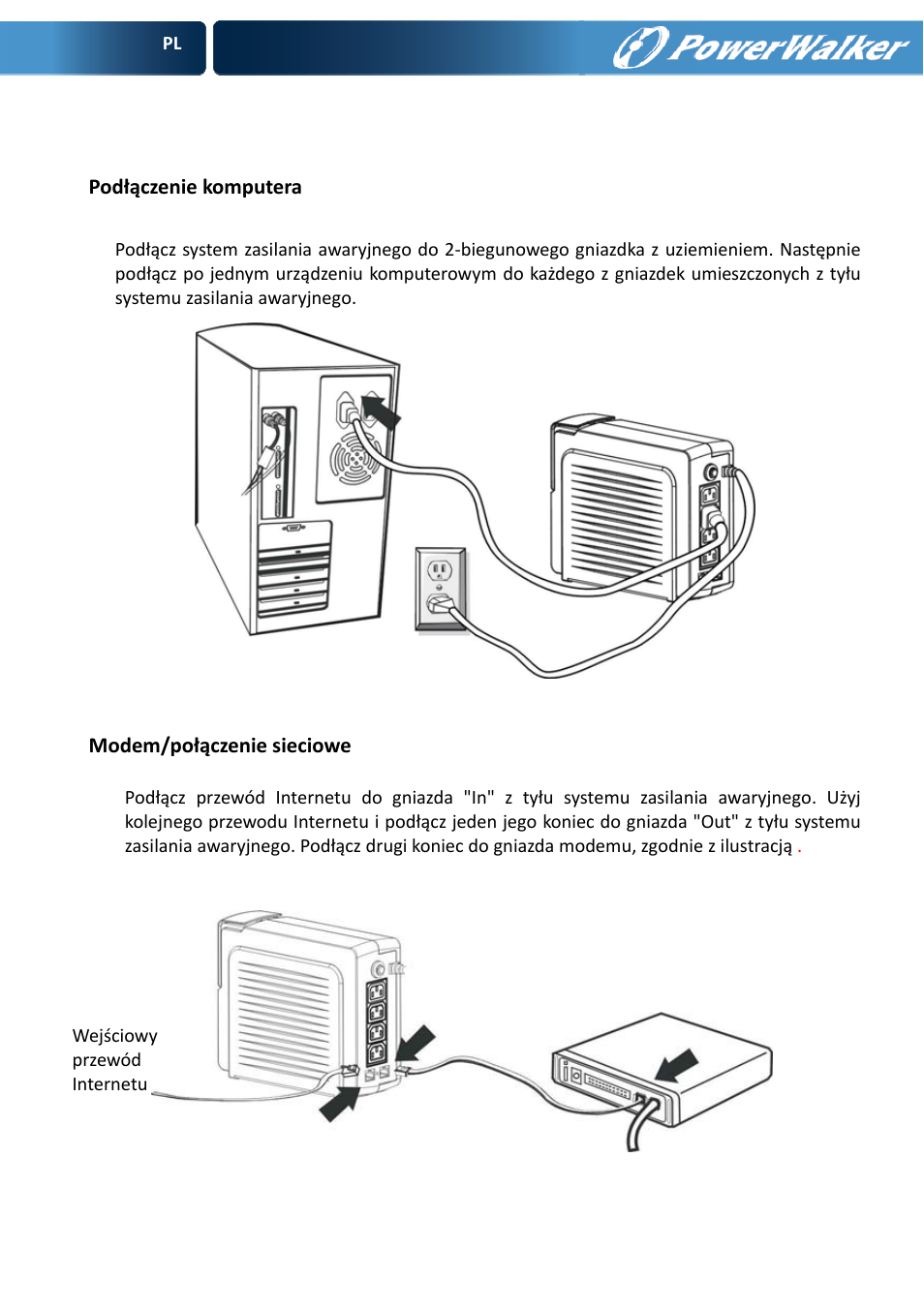PowerWalker VFD 600 User Manual | Page 110 / 160
