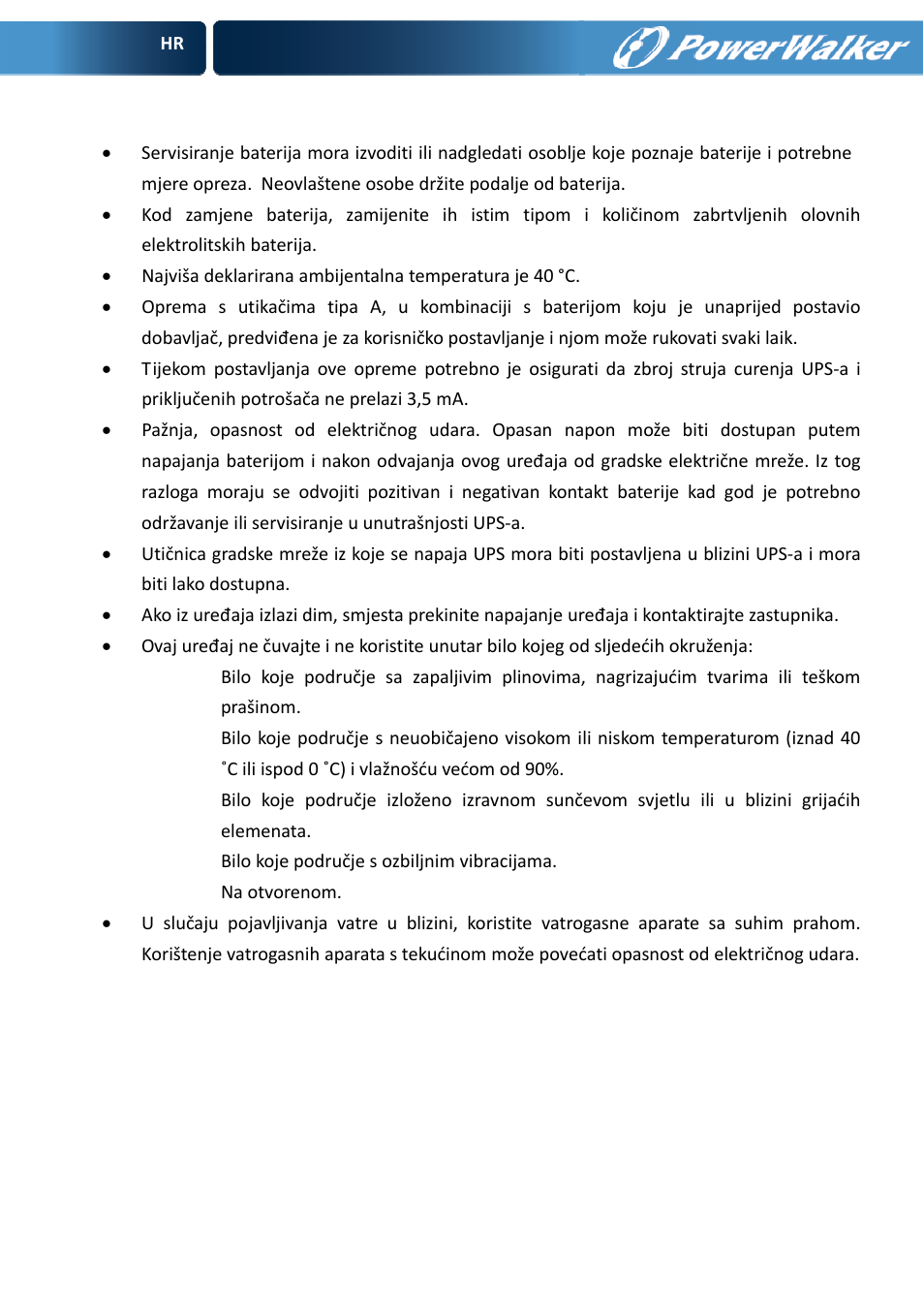 PowerWalker VFD 600 User Manual | Page 123 / 160