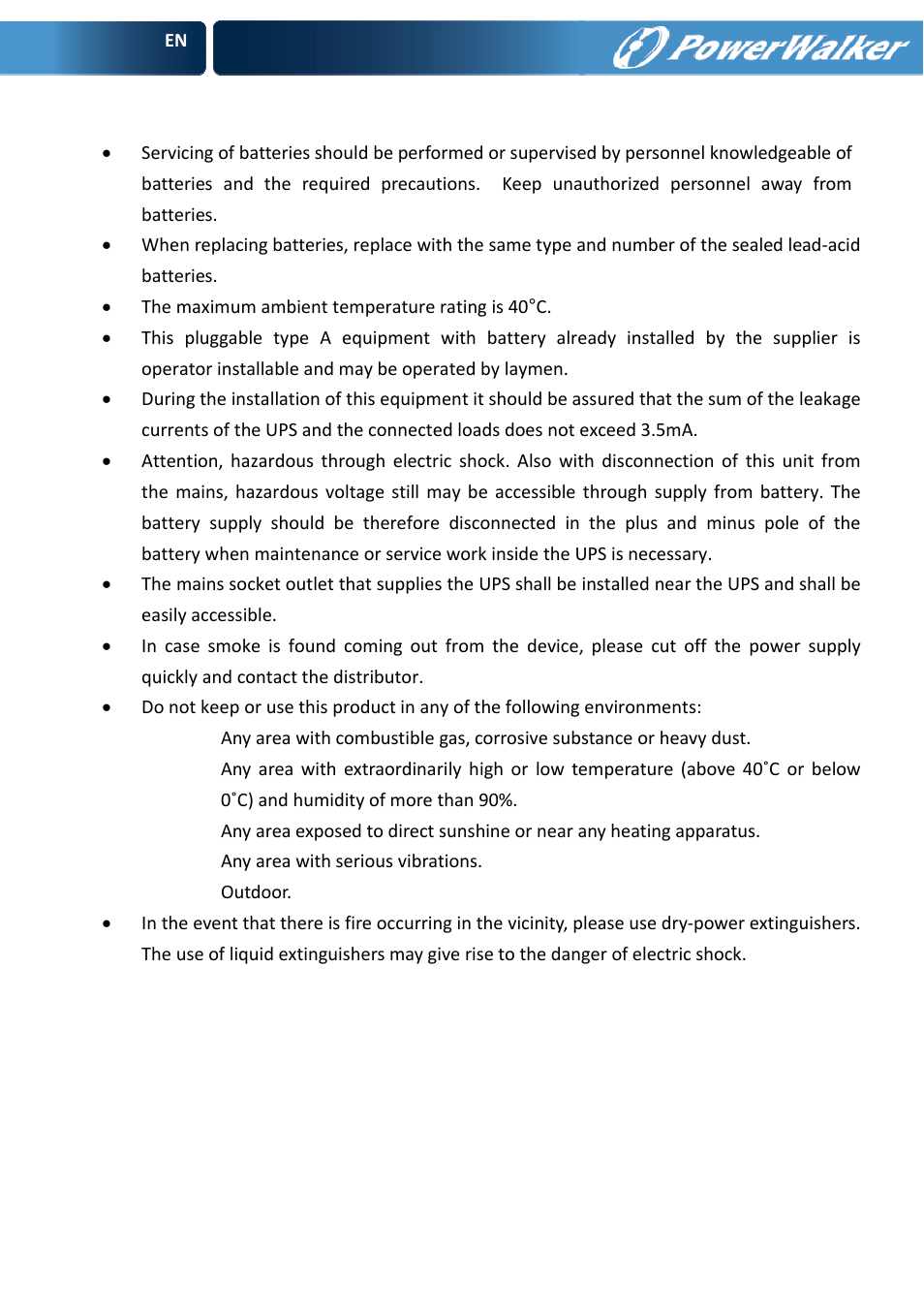 PowerWalker VFD 600 User Manual | Page 3 / 160