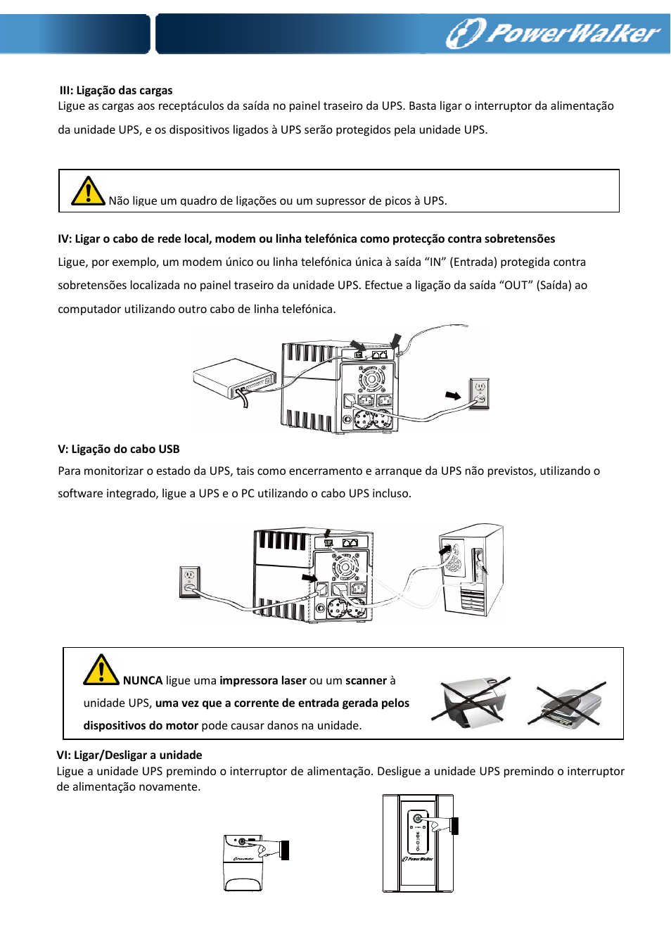 PowerWalker VI 650 SE User Manual | Page 49 / 62