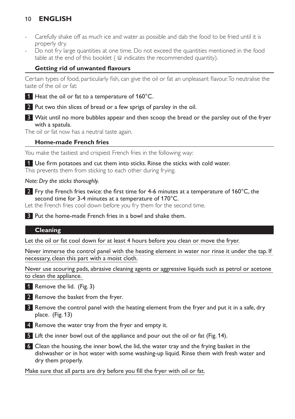 Philips HD6161 User Manual | Page 10 / 128