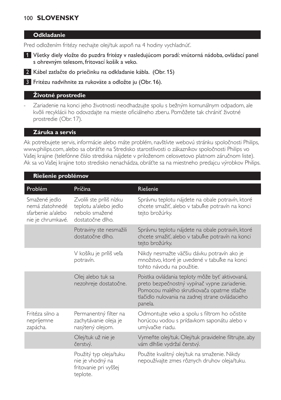 Philips HD6161 User Manual | Page 100 / 128