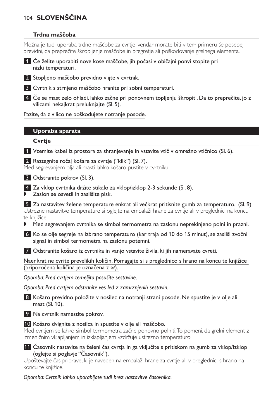 Philips HD6161 User Manual | Page 104 / 128