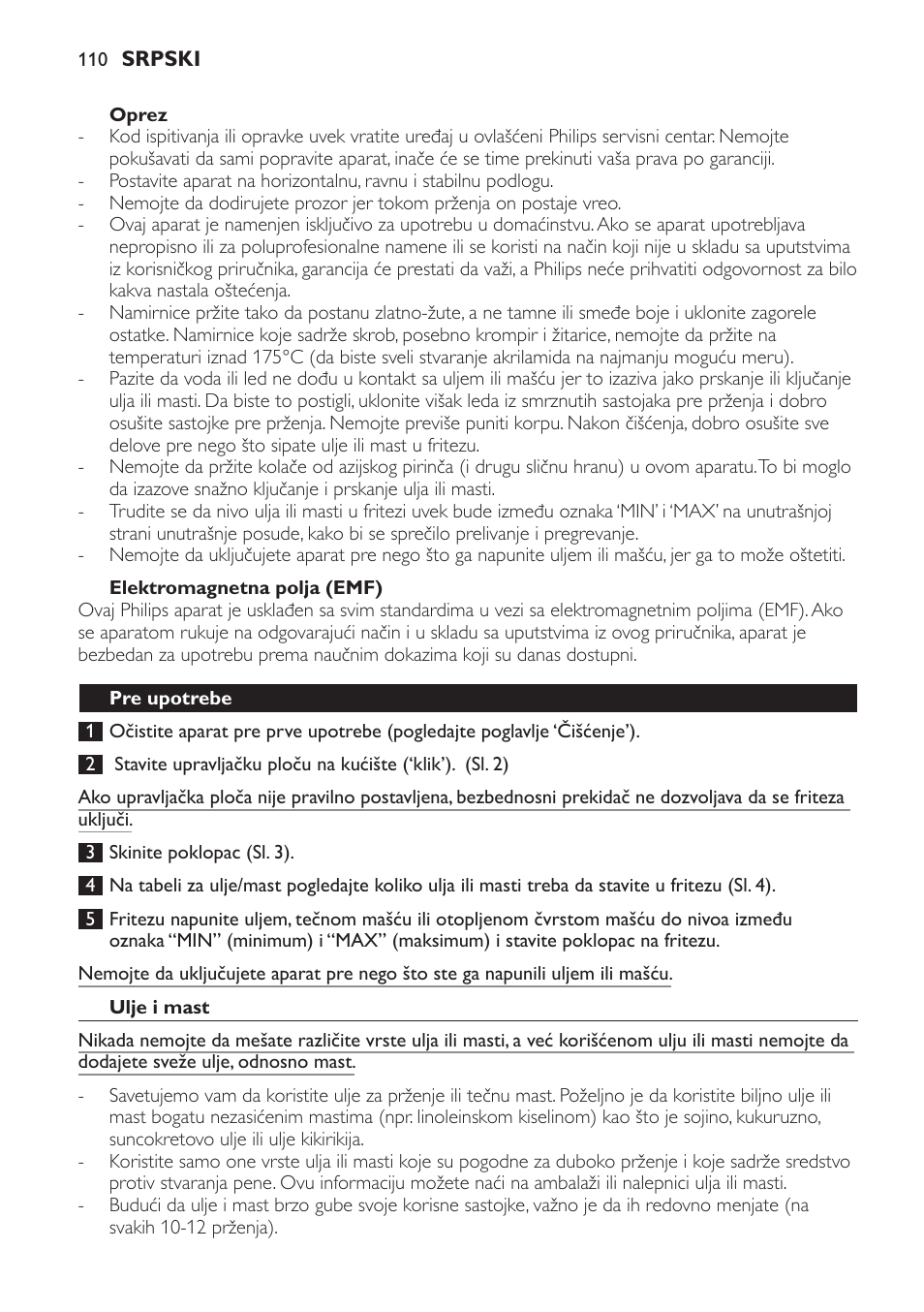 Philips HD6161 User Manual | Page 110 / 128