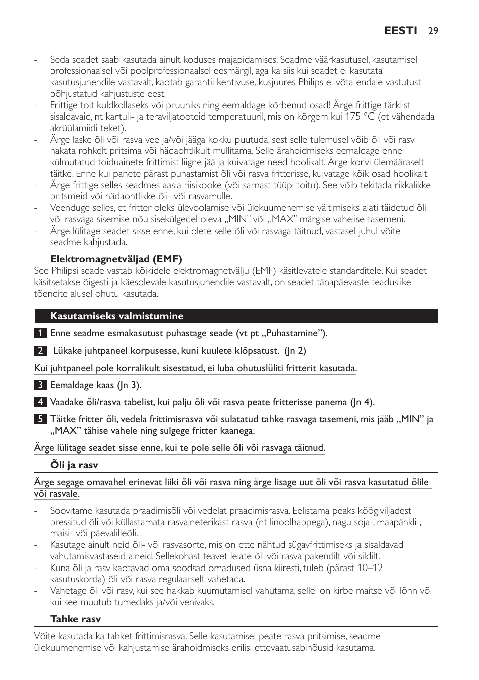 Philips HD6161 User Manual | Page 29 / 128