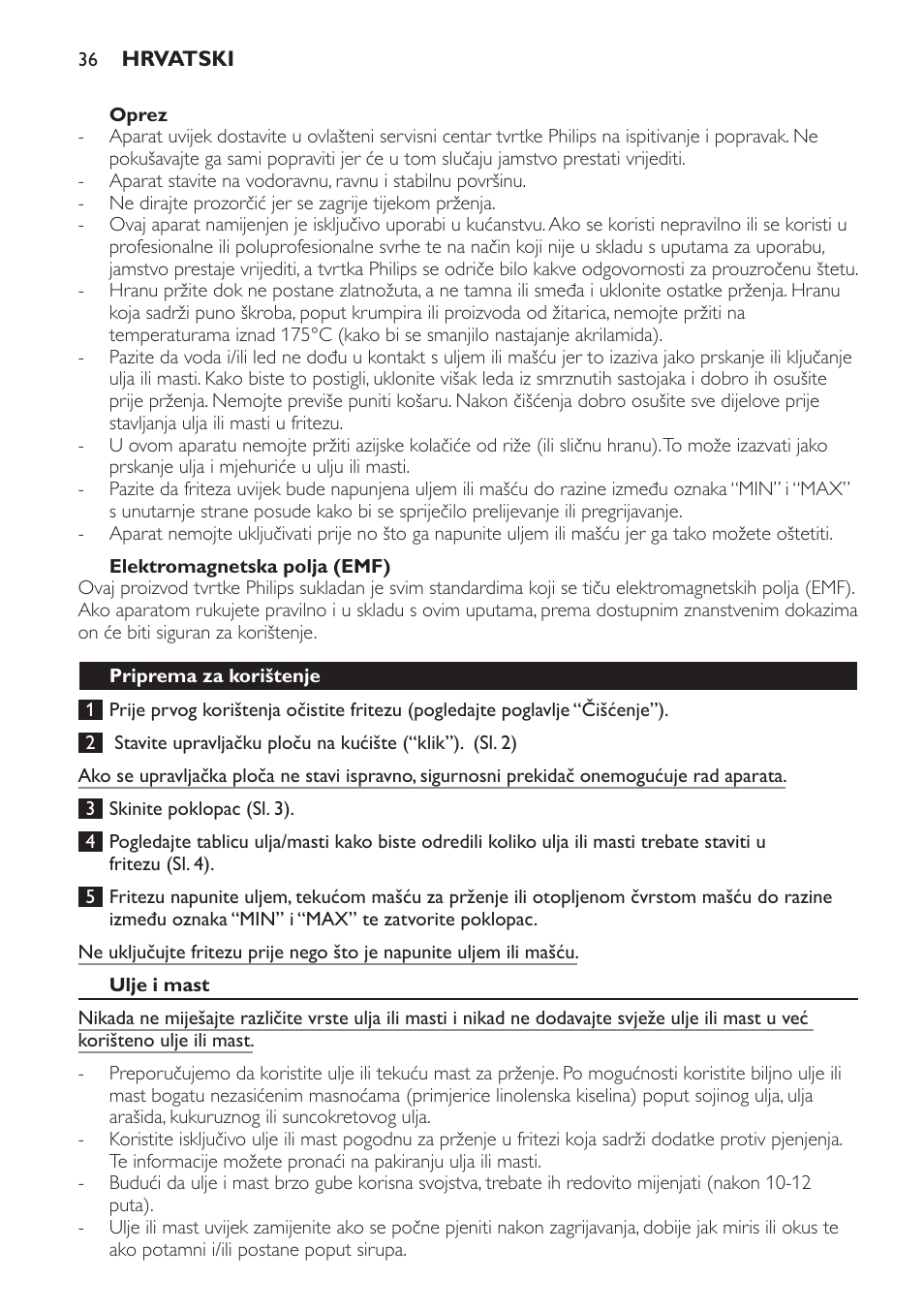 Philips HD6161 User Manual | Page 36 / 128