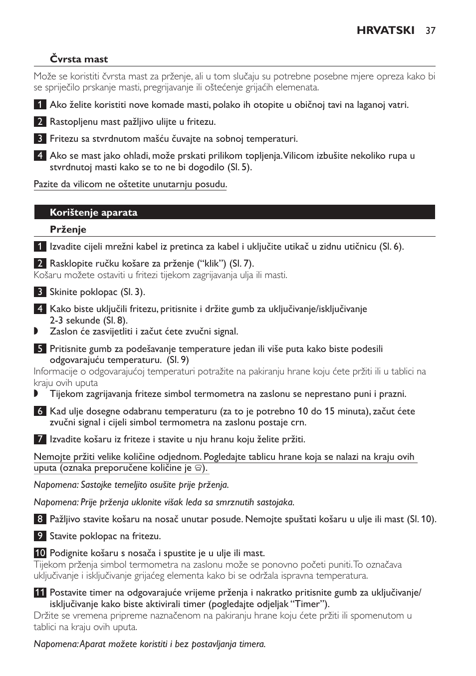 Philips HD6161 User Manual | Page 37 / 128