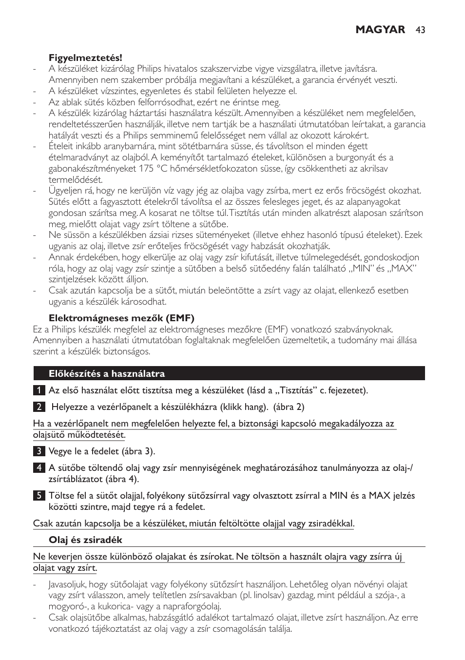 Philips HD6161 User Manual | Page 43 / 128