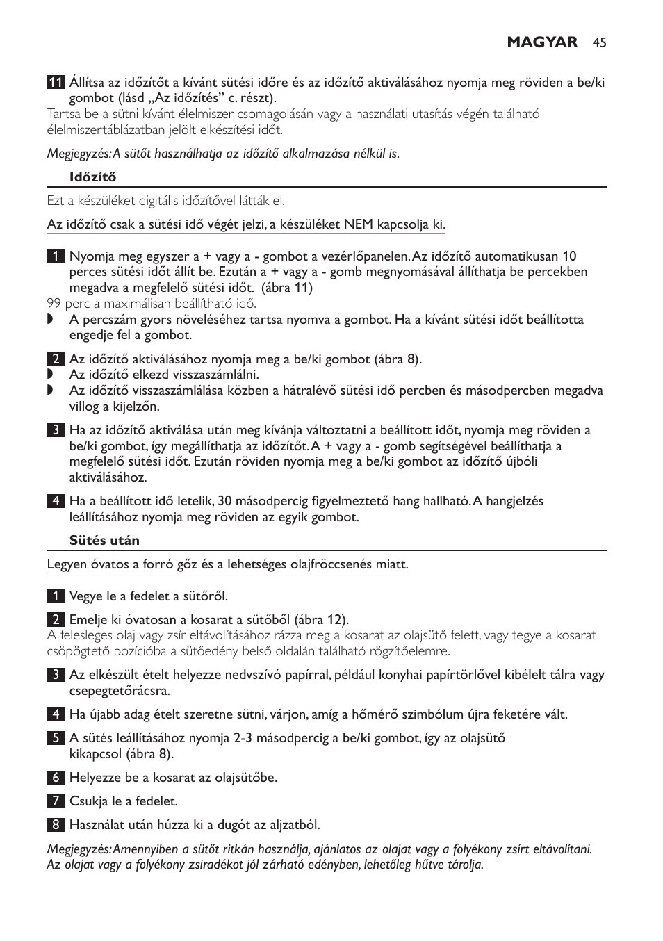 Philips HD6161 User Manual | Page 45 / 128