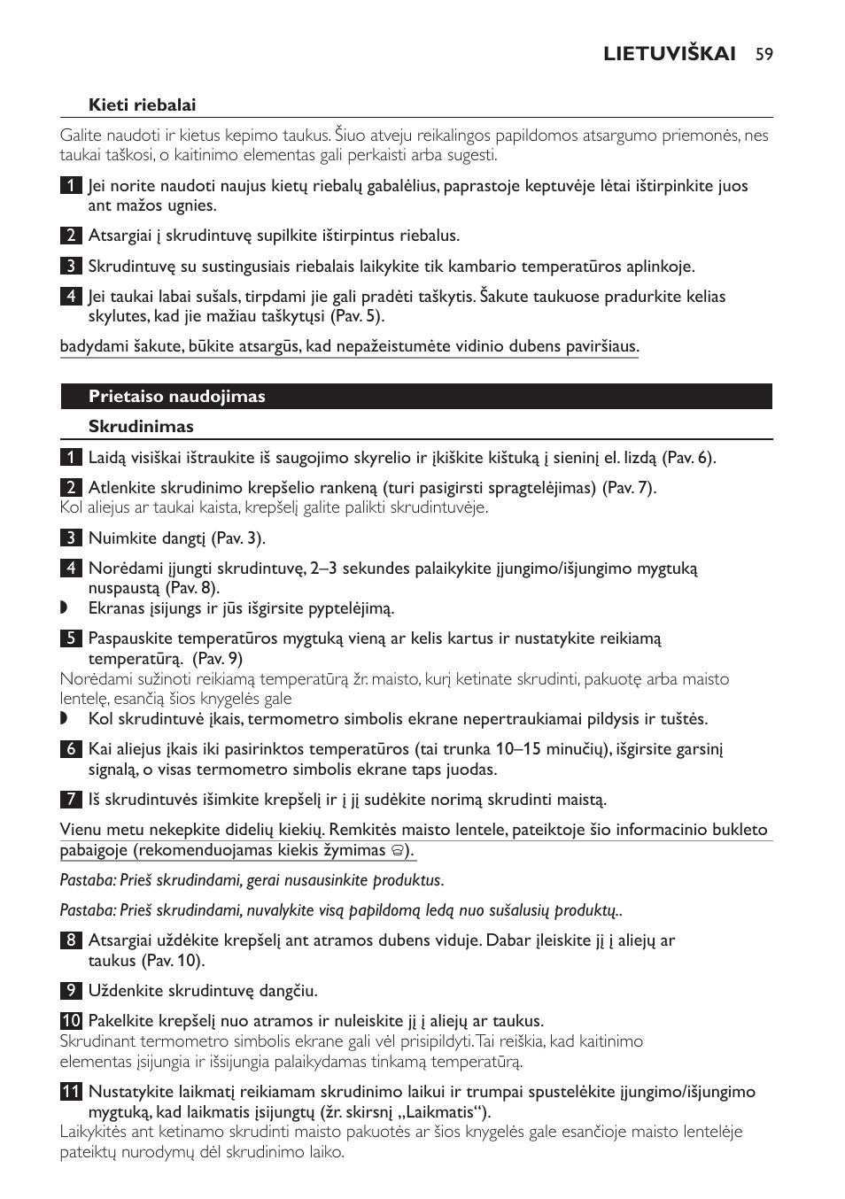 Philips HD6161 User Manual | Page 59 / 128