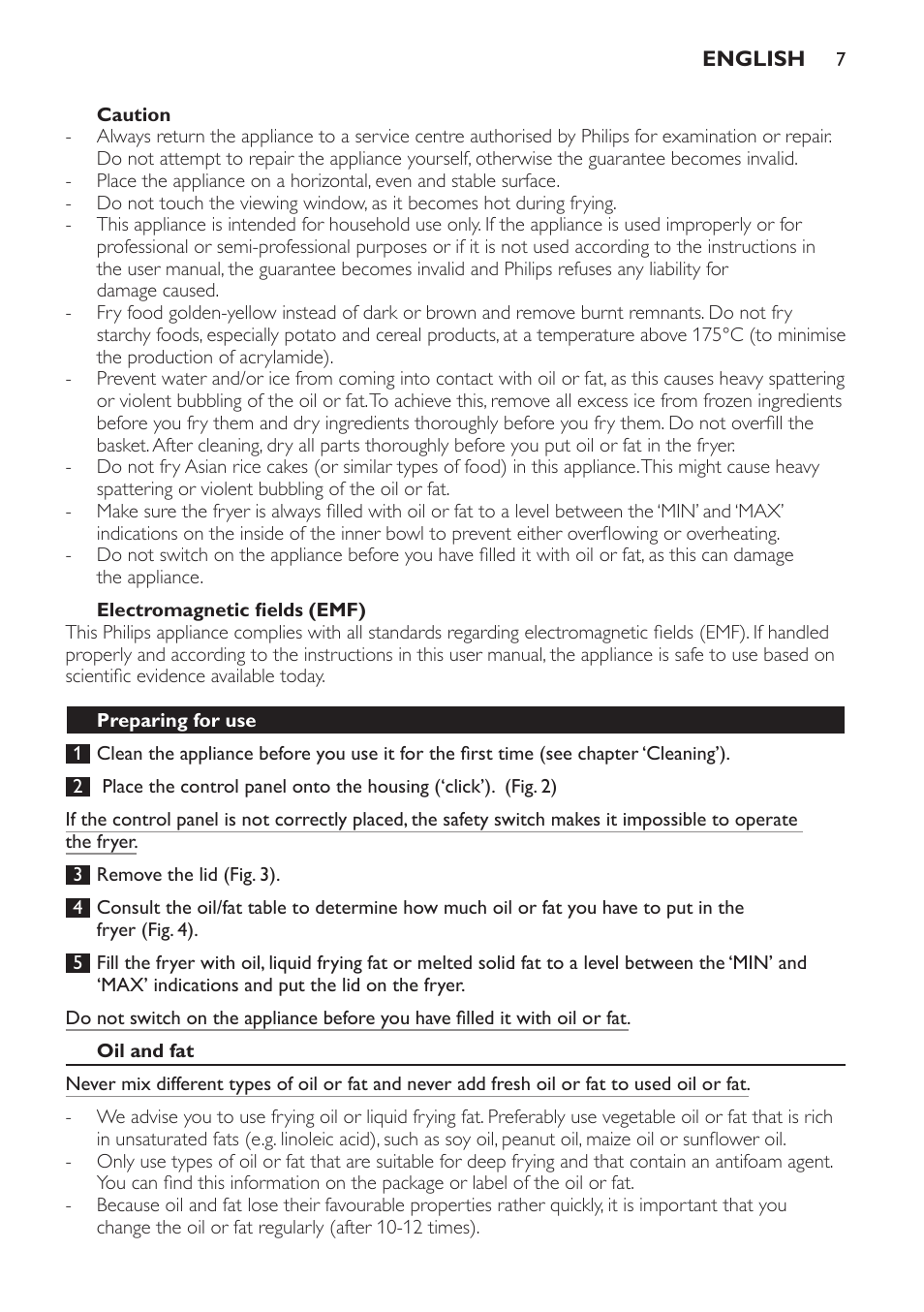 Philips HD6161 User Manual | Page 7 / 128