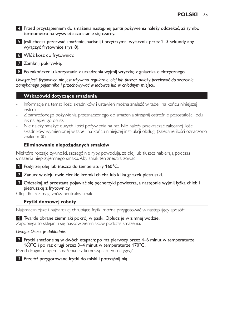 Philips HD6161 User Manual | Page 75 / 128