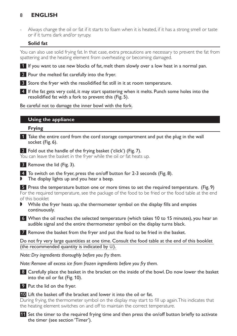 Philips HD6161 User Manual | Page 8 / 128