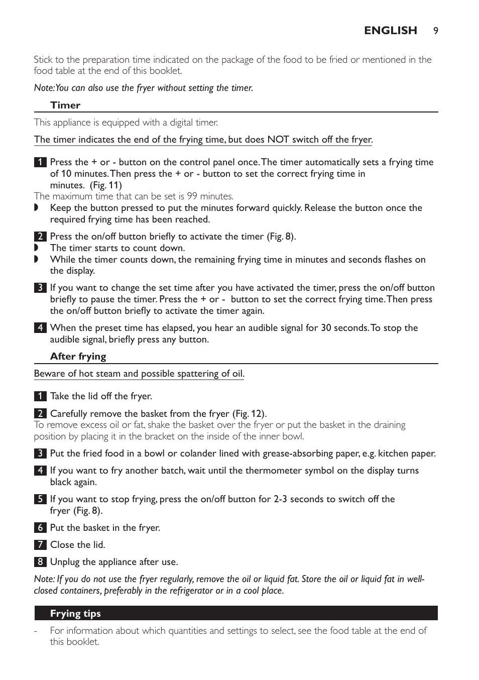 Philips HD6161 User Manual | Page 9 / 128