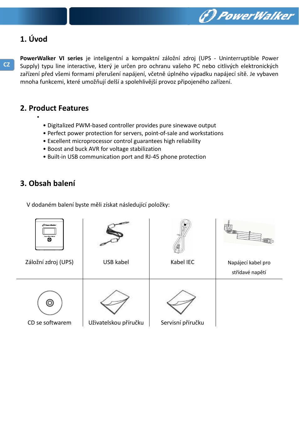 PowerWalker VI 750 PSW User Manual | Page 44 / 64