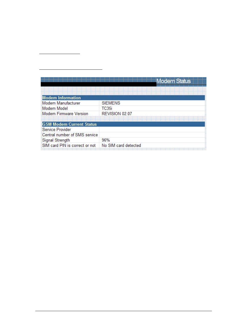 6 modem status (for 3 ports netagent ii only) | PowerWalker SNMP DP-522 User Manual | Page 31 / 99