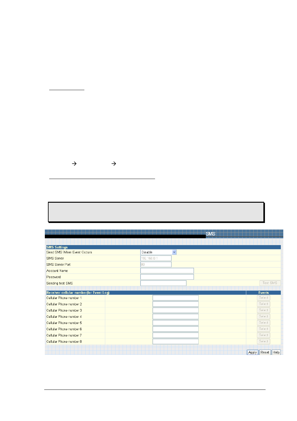 6 sms, 1 to send sms by single port of netagent | PowerWalker SNMP DP-522 User Manual | Page 45 / 99