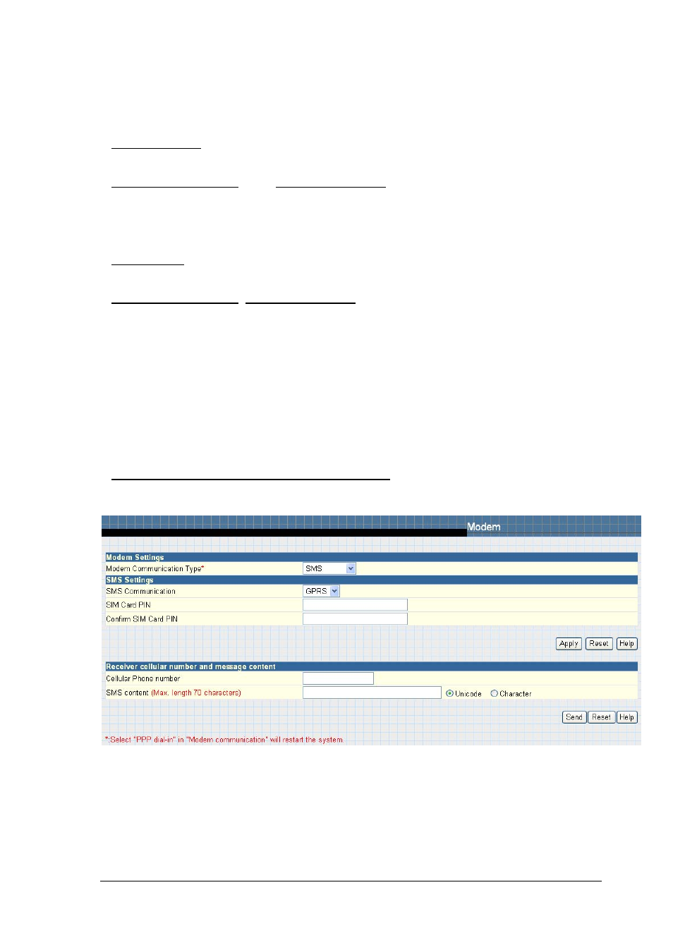 7 modem (for 3 ports netagent ii only) | PowerWalker SNMP DP-522 User Manual | Page 46 / 99