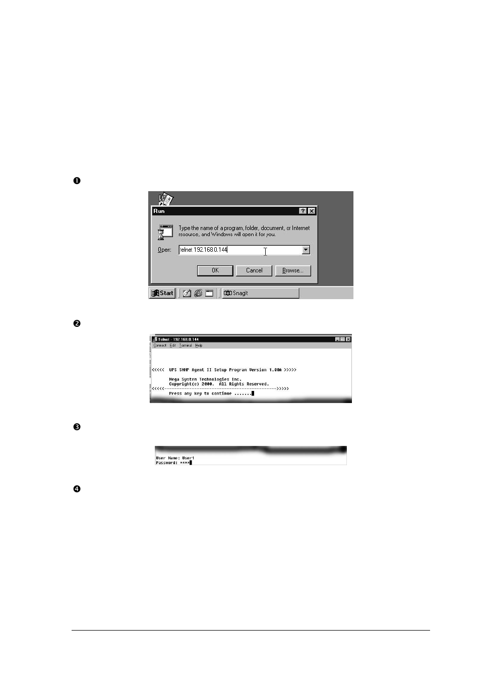 Chapter 6. telnet (remote configuration), Section1. introduction, Section2. telnet configuration | PowerWalker SNMP DP-522 User Manual | Page 60 / 99